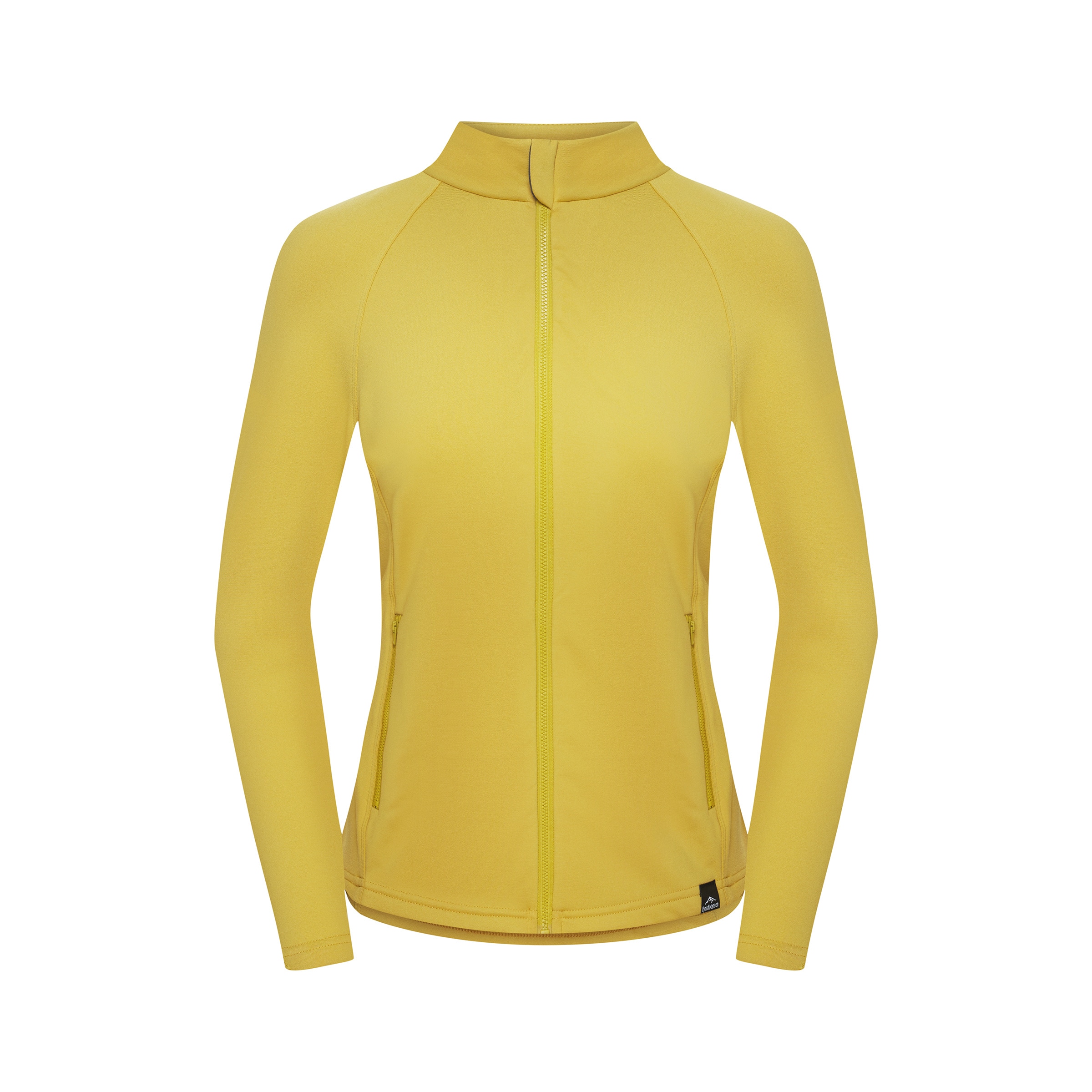 Fjord Nansen VIK Full ZIP Women's sweatshirt - Amber Yellow