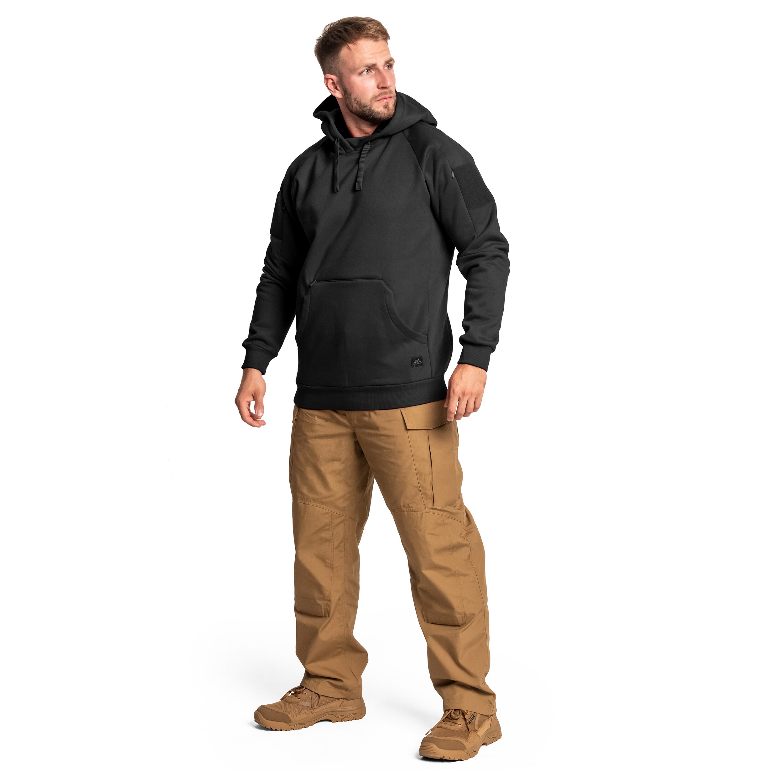 Helikon Urban Tactical Hoodie Lite Kangaroo Sweatshirt - Black
