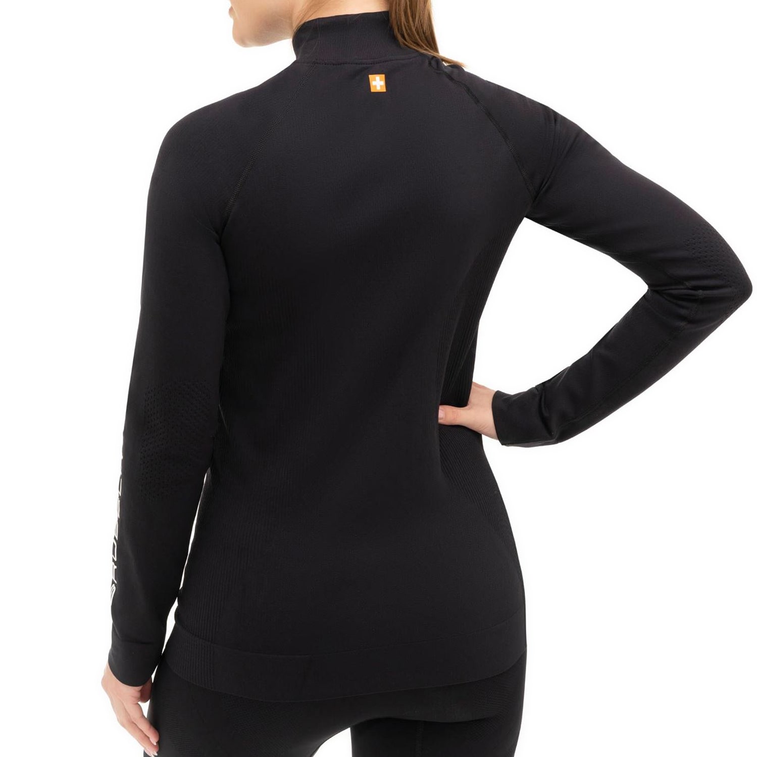 Brubeck Athletic Women's Thermal Sweatshirt - Black