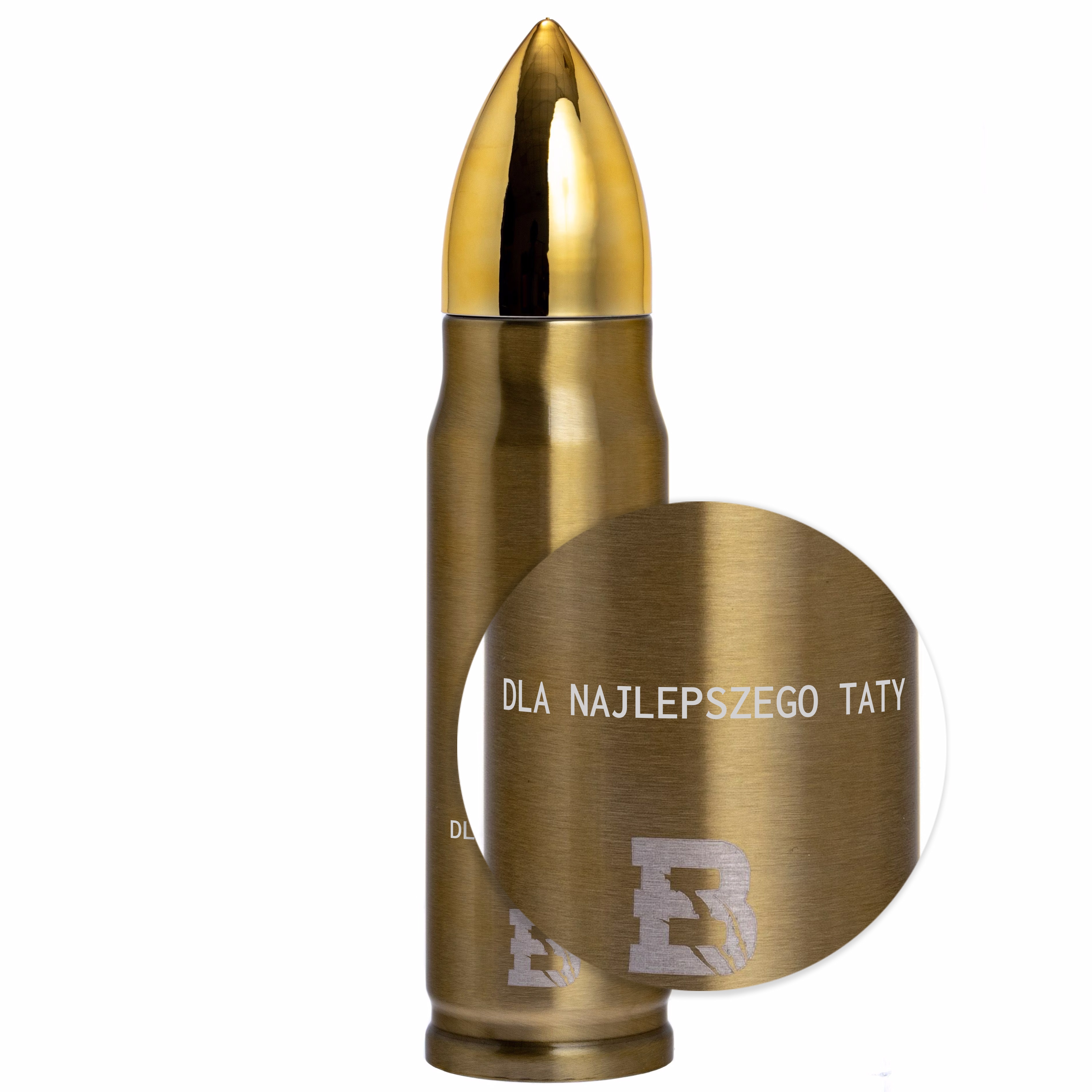 Badger Outdoor Bullet Brass Thermos 0.5 l 