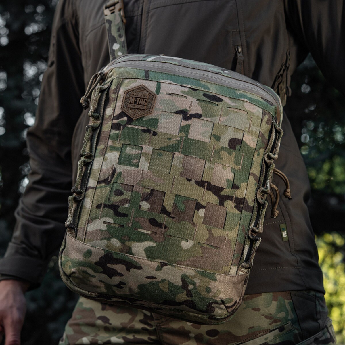 M-Tac Laser Cut Vertical Bag - MultiCam