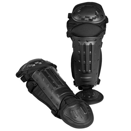 Mil-Tec Anti Riot Tibia Protectors  - black