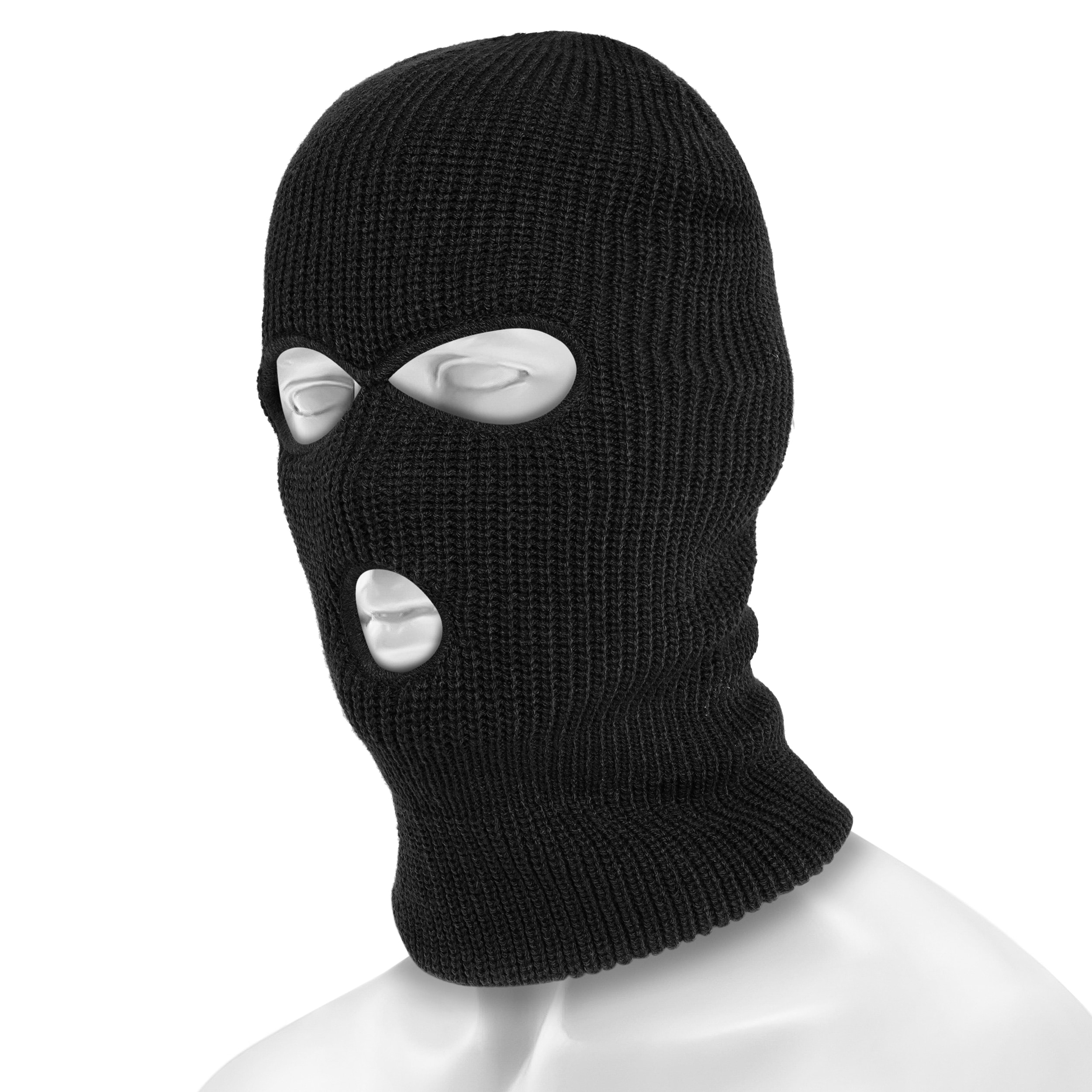 Mil-Tec Thinsulate 3-holes Balaclava - black