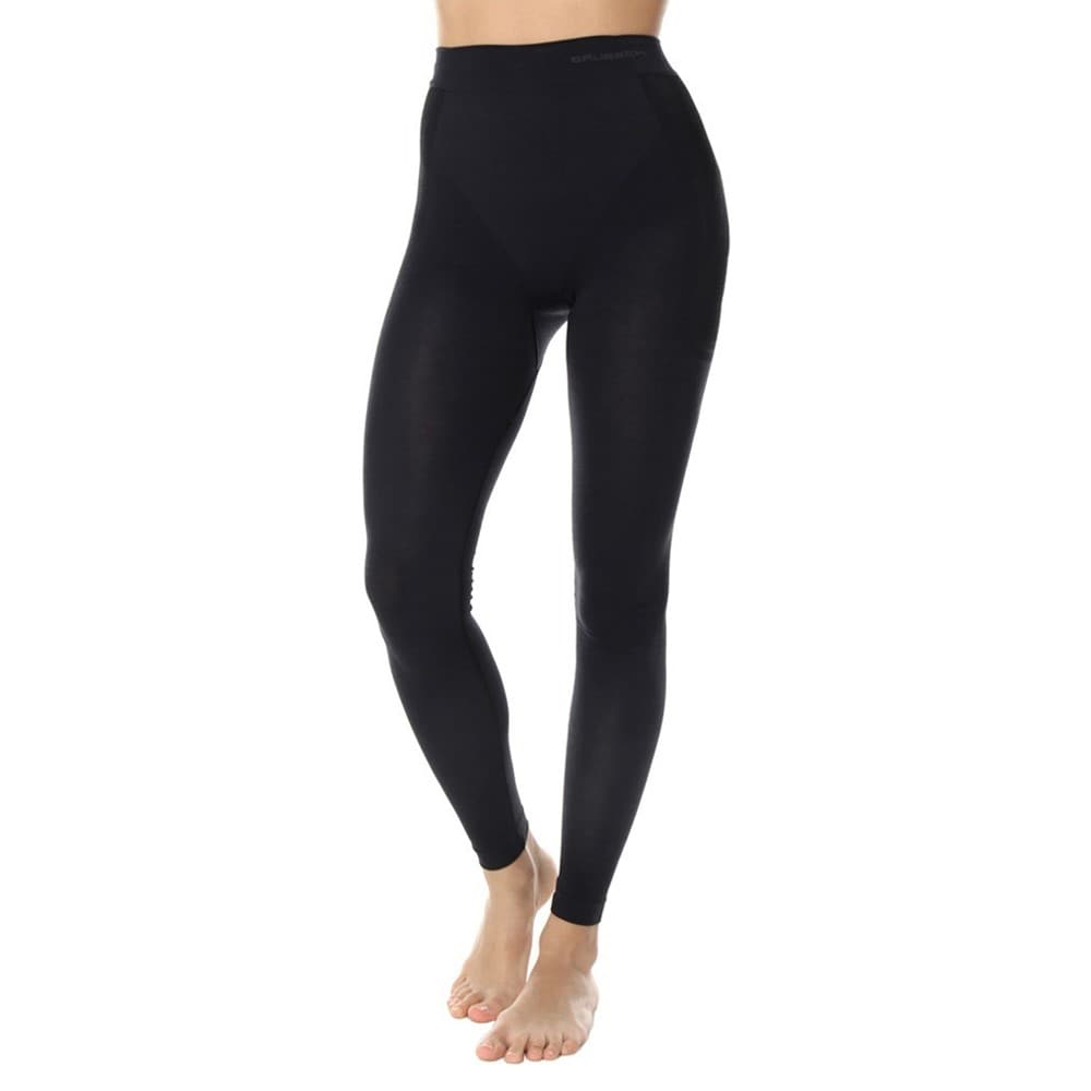 Brubeck Comfort Wool women's thermoactive leggings - Black