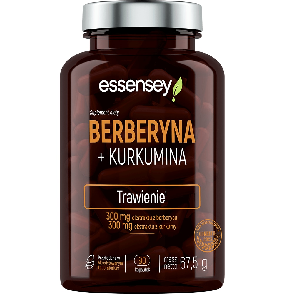 Berberine + Curcumin Essensey 90 capsules - dietary supplement