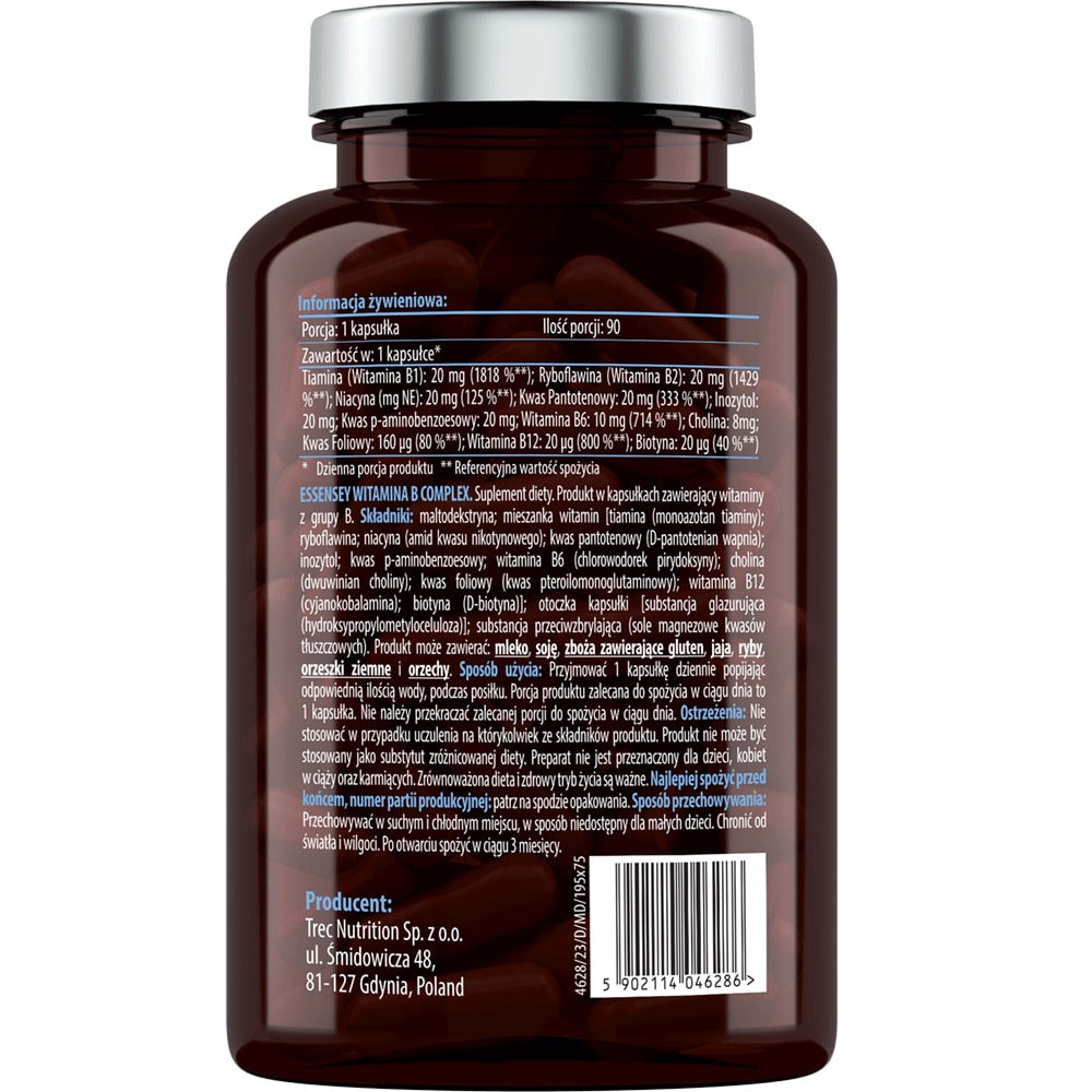 Essensey Vitamin B Complex 90 capsules 