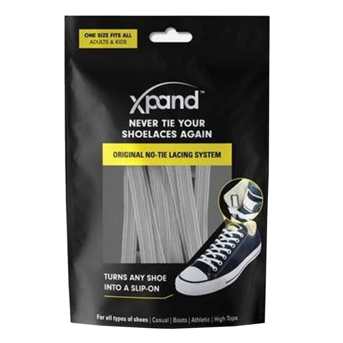 Xpand No-Tie Steel Elastic Laces