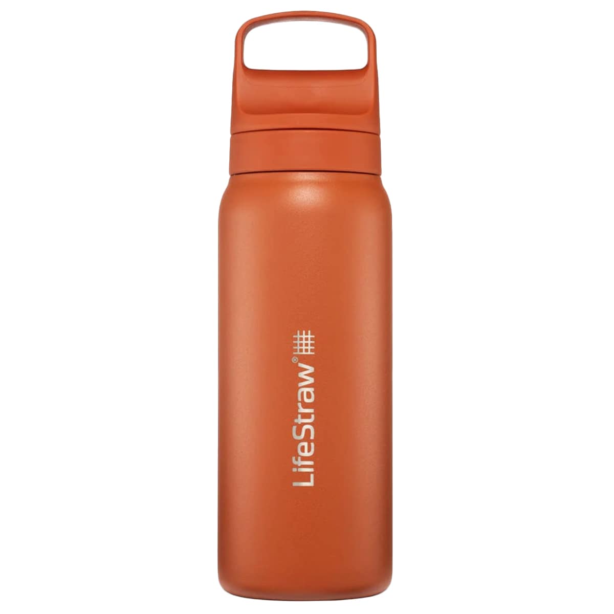 LifeStraw Go 2.0 Filter Stainless Steel 700 ml Bottle - Kyoto Orange