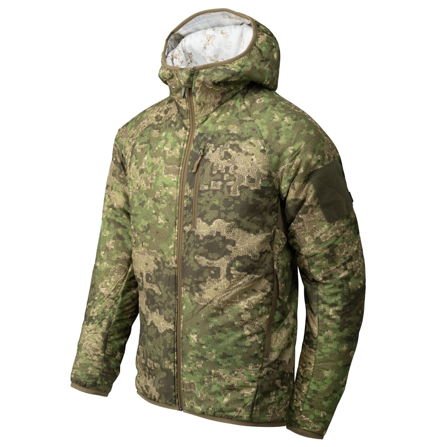 Helikon Wolfhound Hoodie reversible jacket - PenCott WildWood/PenCott Snowdrift