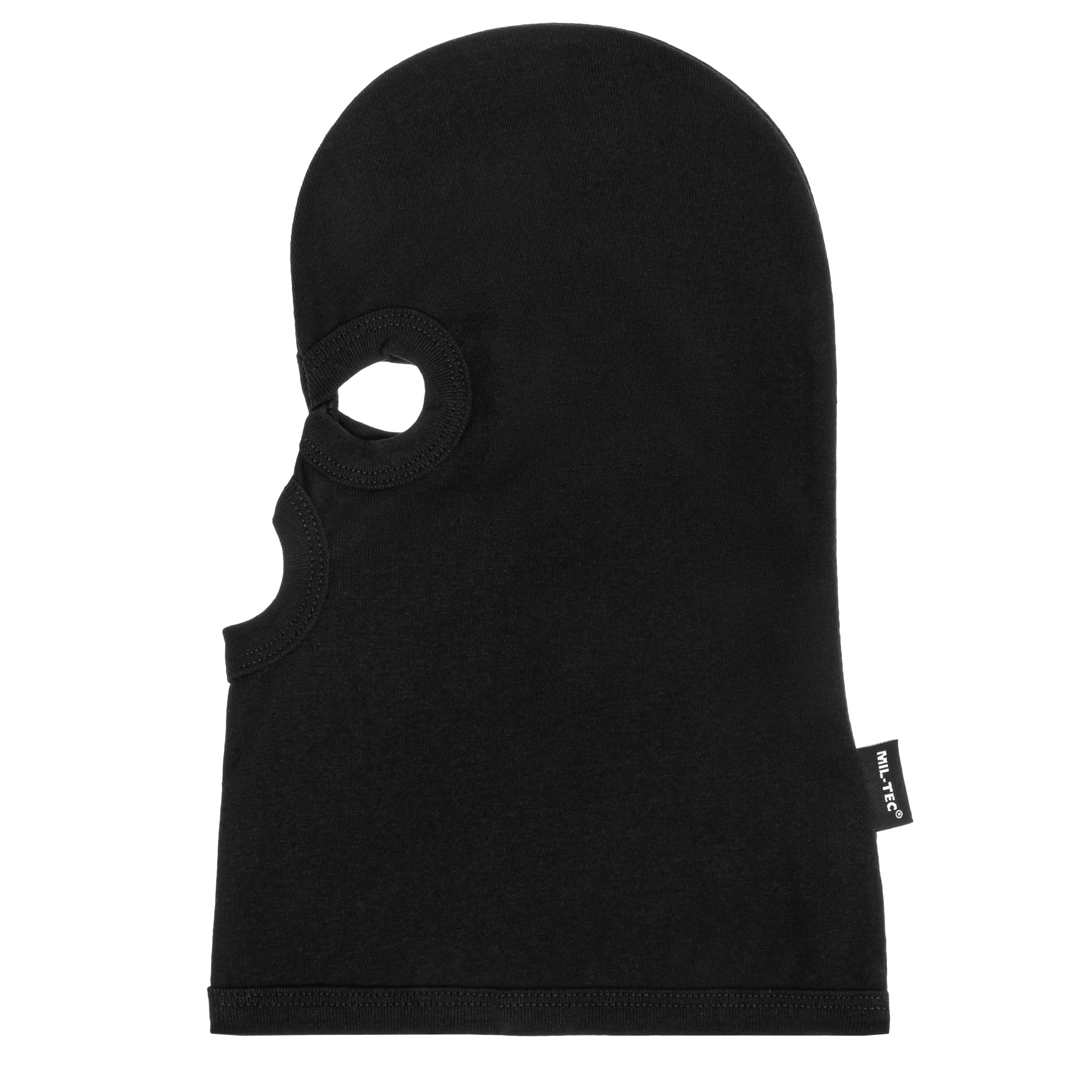 Mil-Tec Fine-Ribbed 3-Hole Balaclava - Black