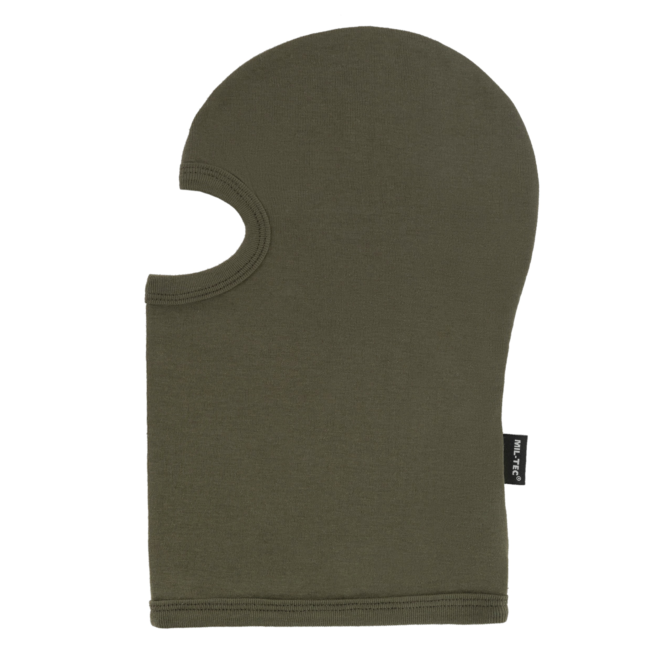 Mil-Tec Fine Ribbed Balaclava with 1 hole - OD Green