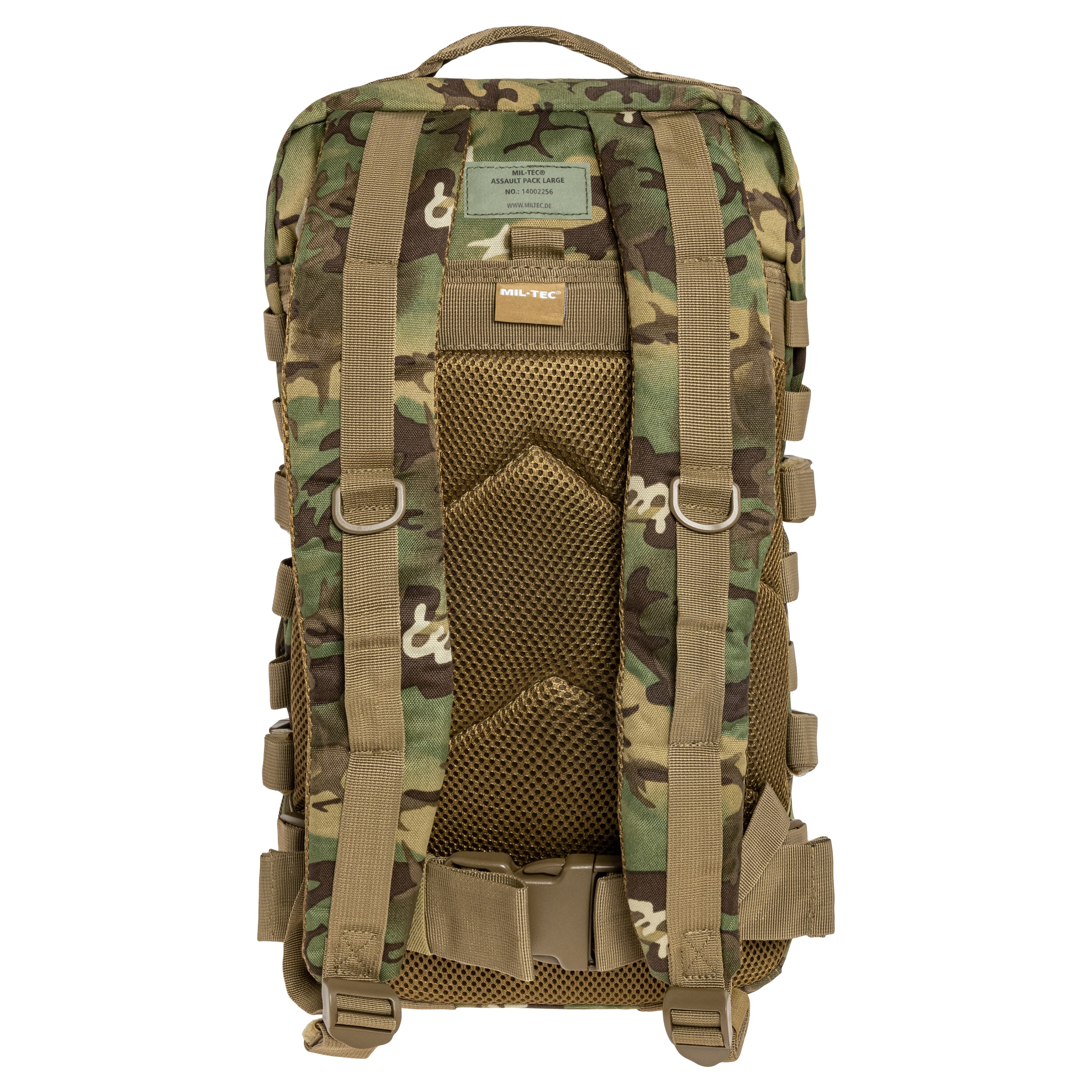 Mil-Tec Assault Pack Large Backpack 36 l - Arid MC Camo