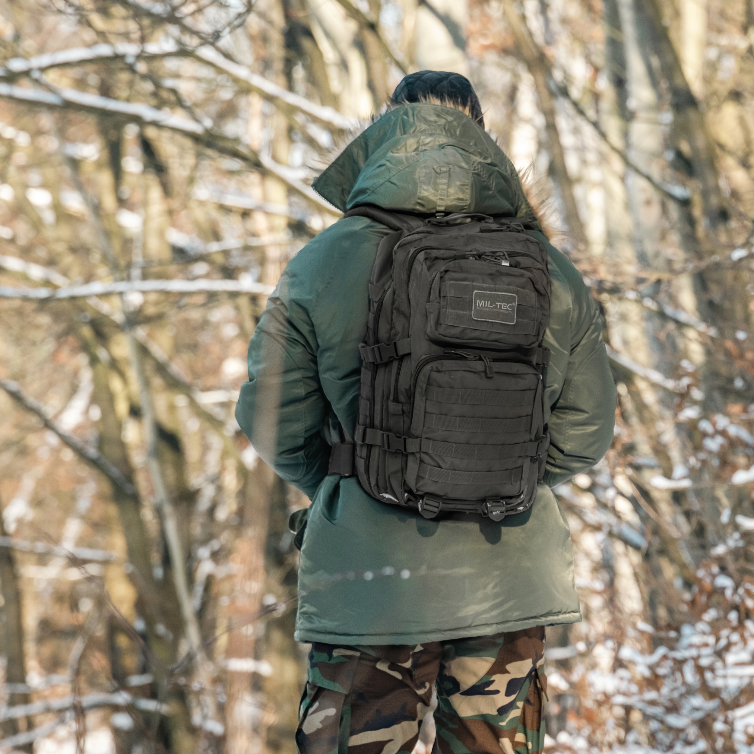 Mil-Tec Assault Pack Large Backpack 36 l - Tactical Black