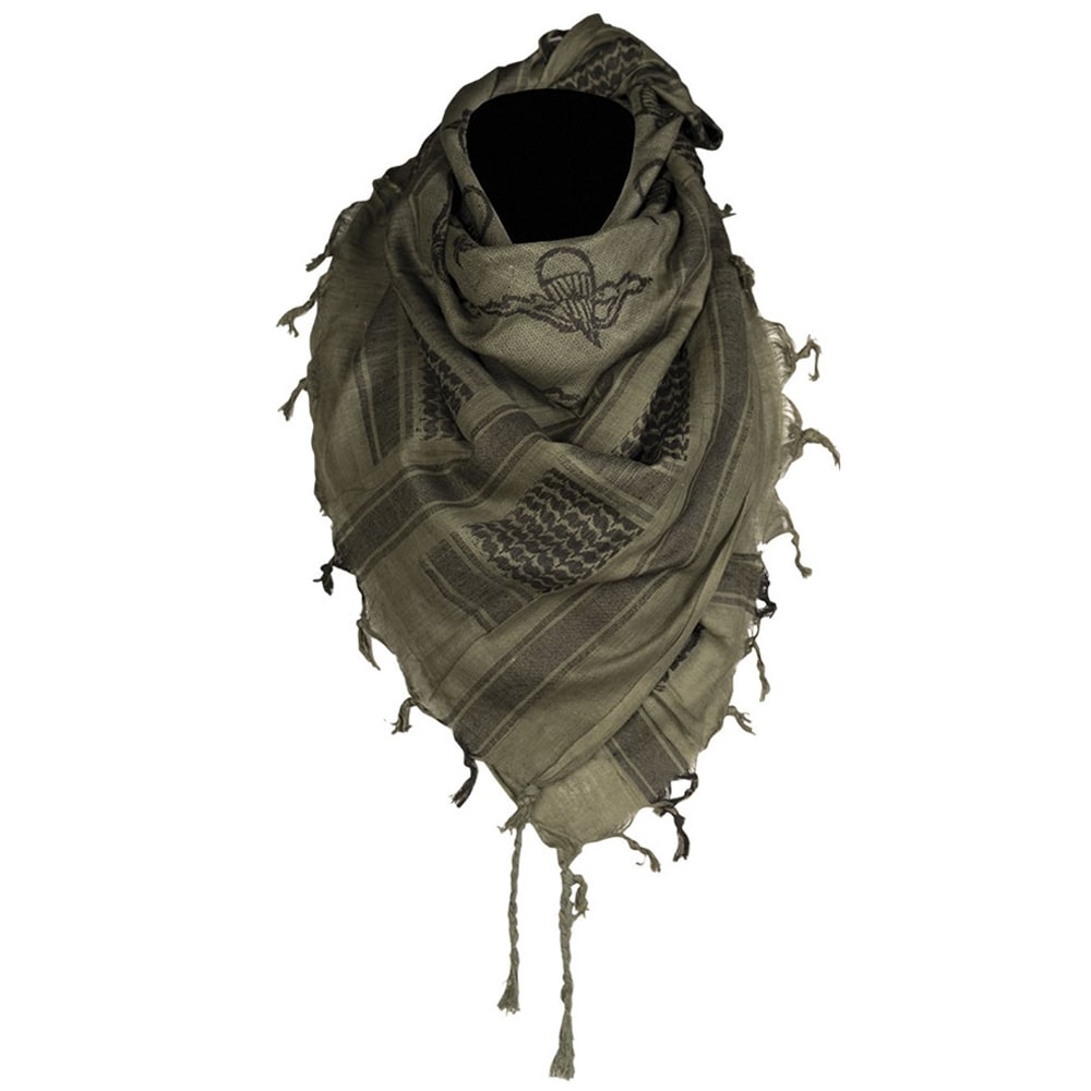 Mil-Tec Paratrooper Protective Scarf - Olive/Black