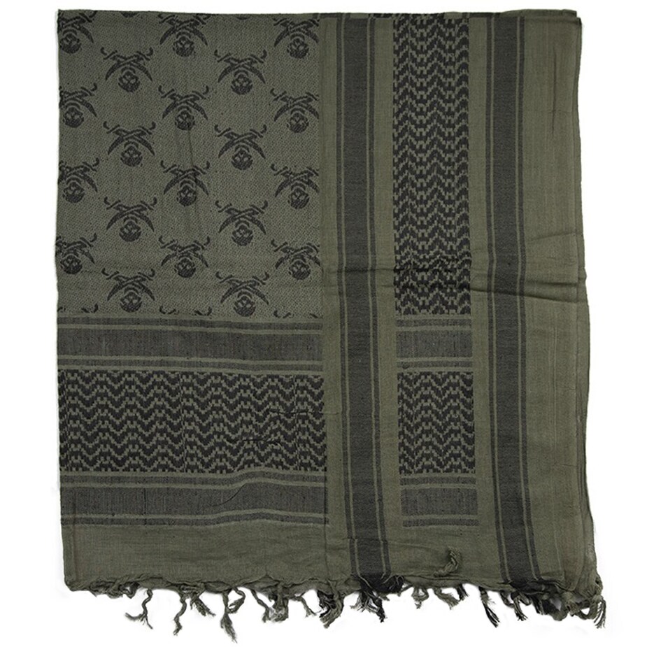 Mil-Tec Skull Protective Scarf - Olive/Black