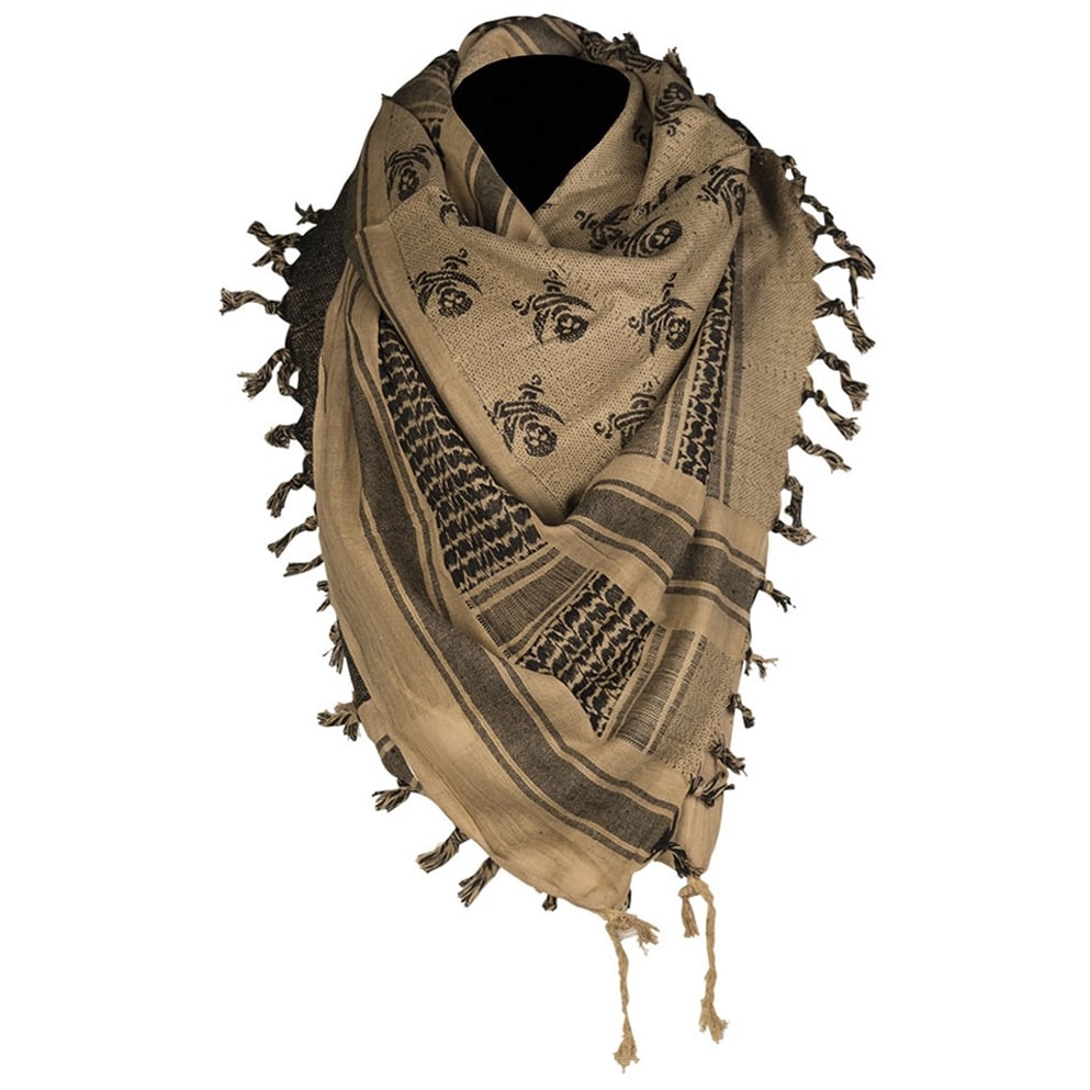 Mil-Tec Skull Protective Scarf - Coyote/Black