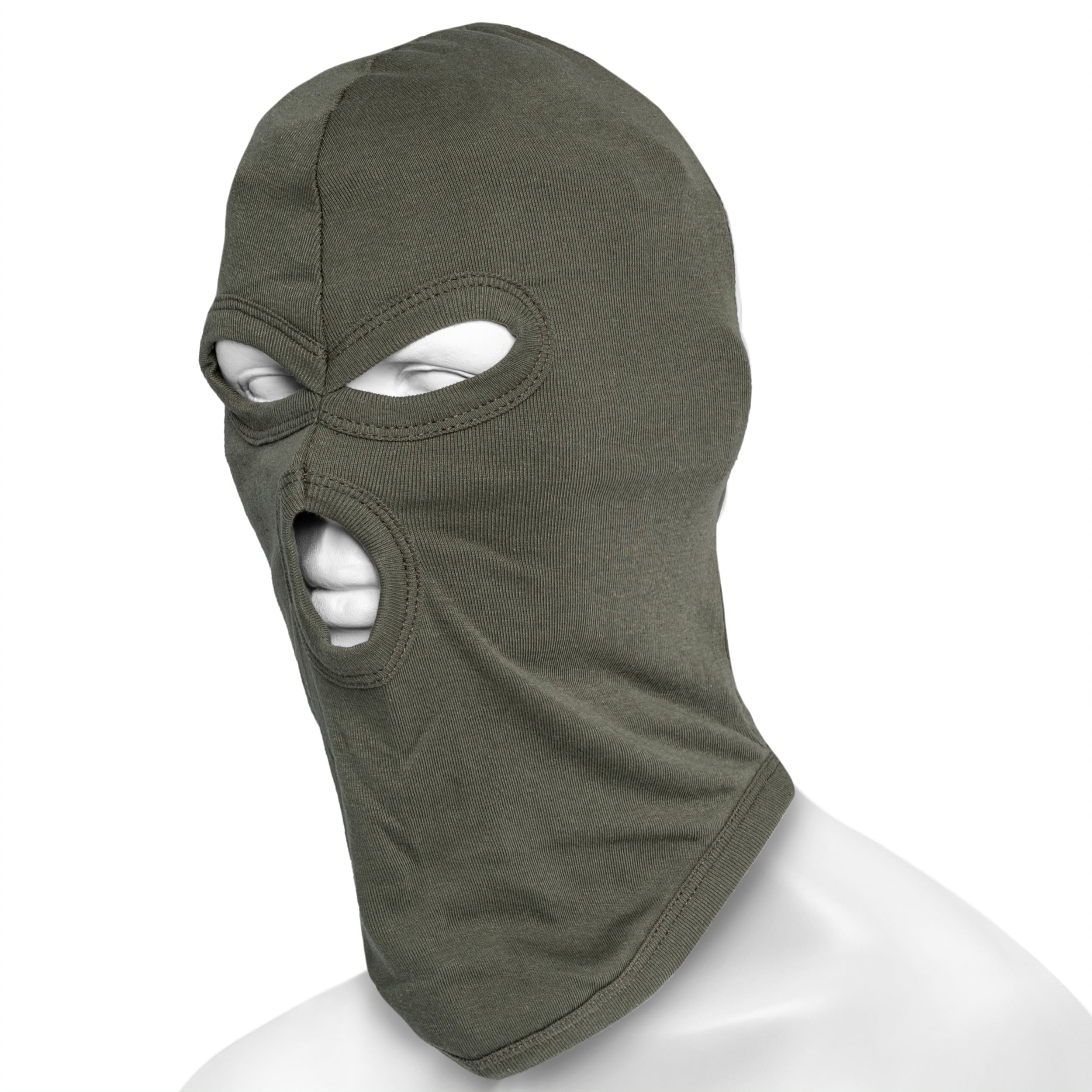 Mil-Tec 3-hole Cotton Balaclava - Olive