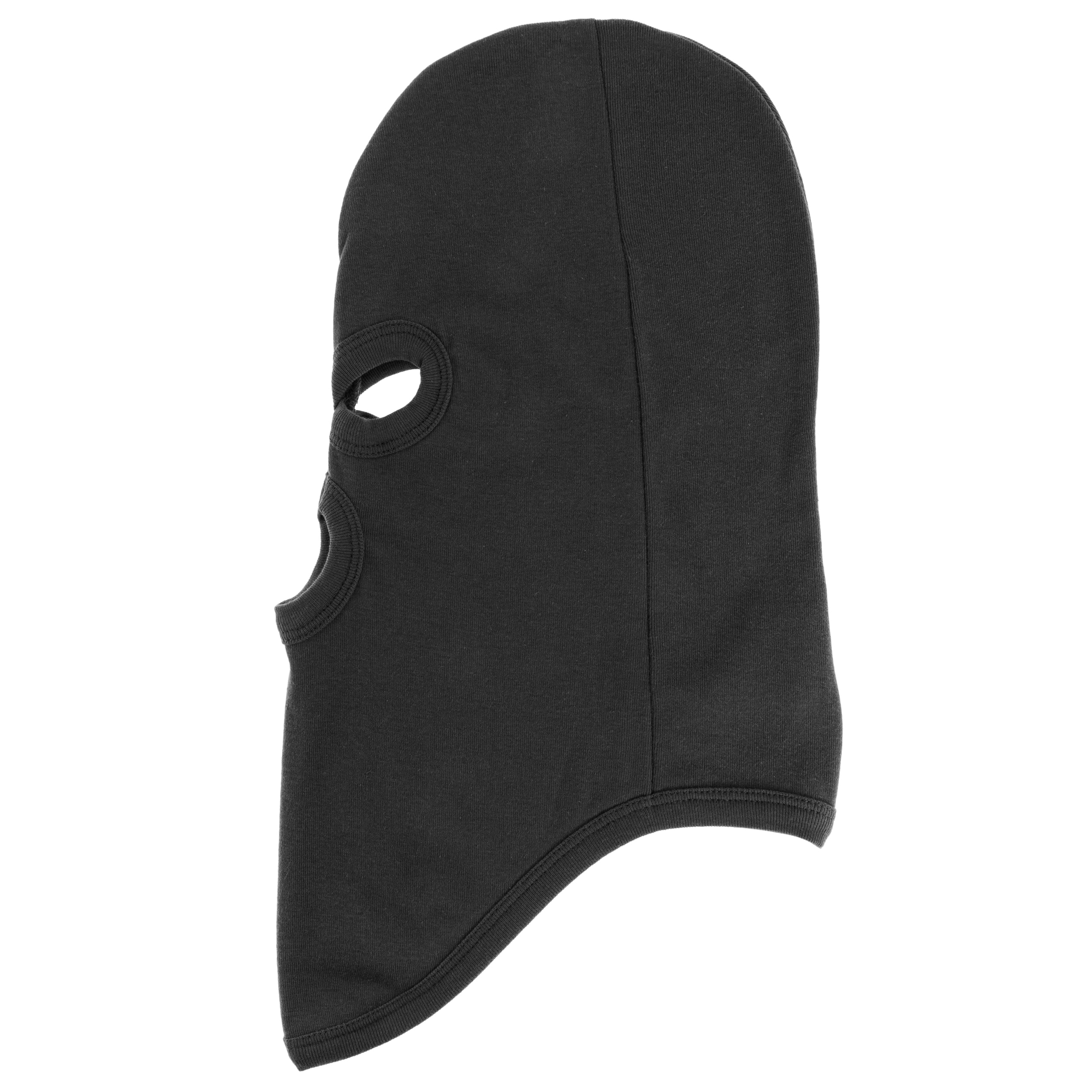 Mil-Tec Cotton Balaclava with 3 holes - Black