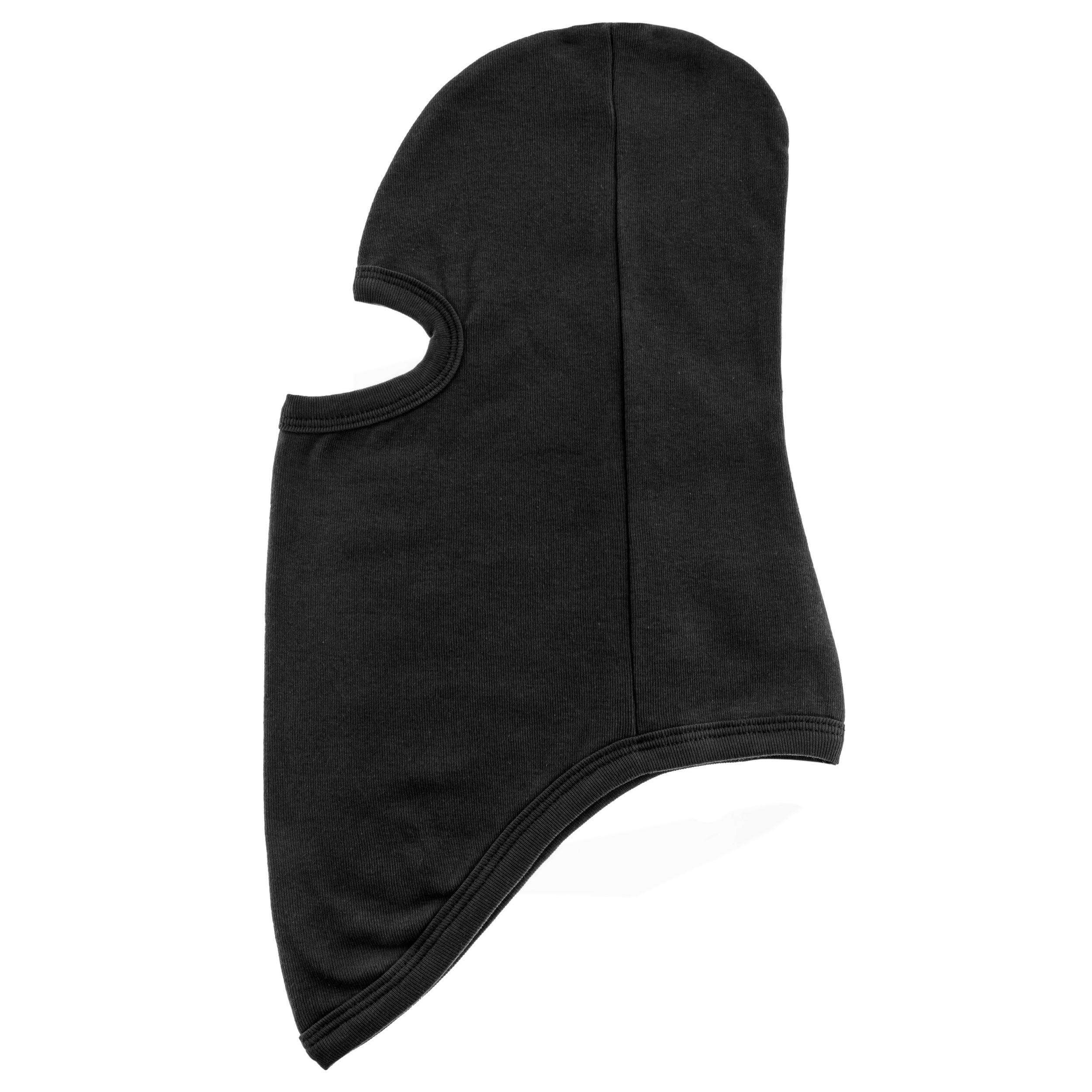 Mil-Tec Cotton Balaclava with 1 hole - Black