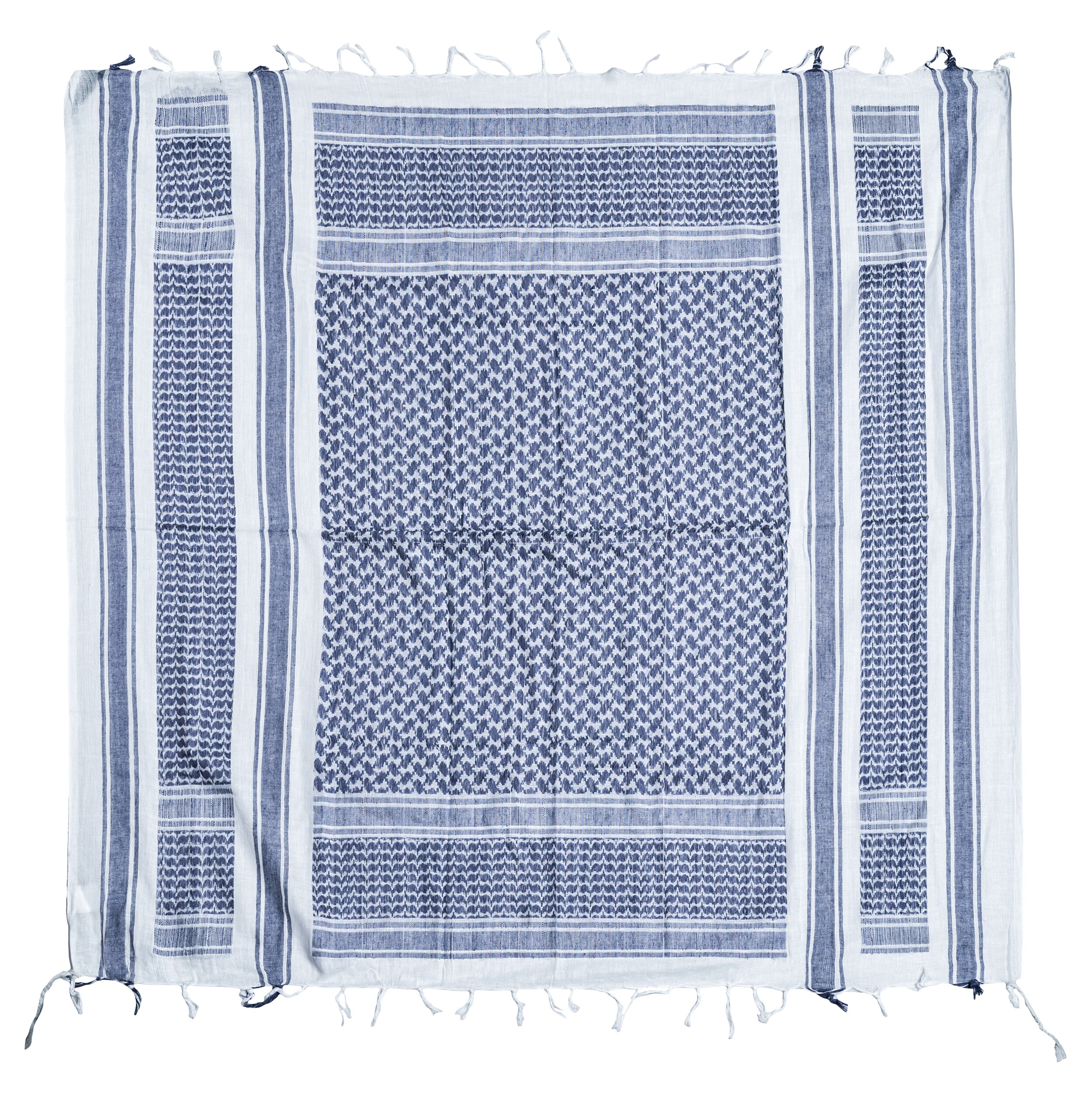 Mil-Tec Shemagh Protective Scarf - White/Blue