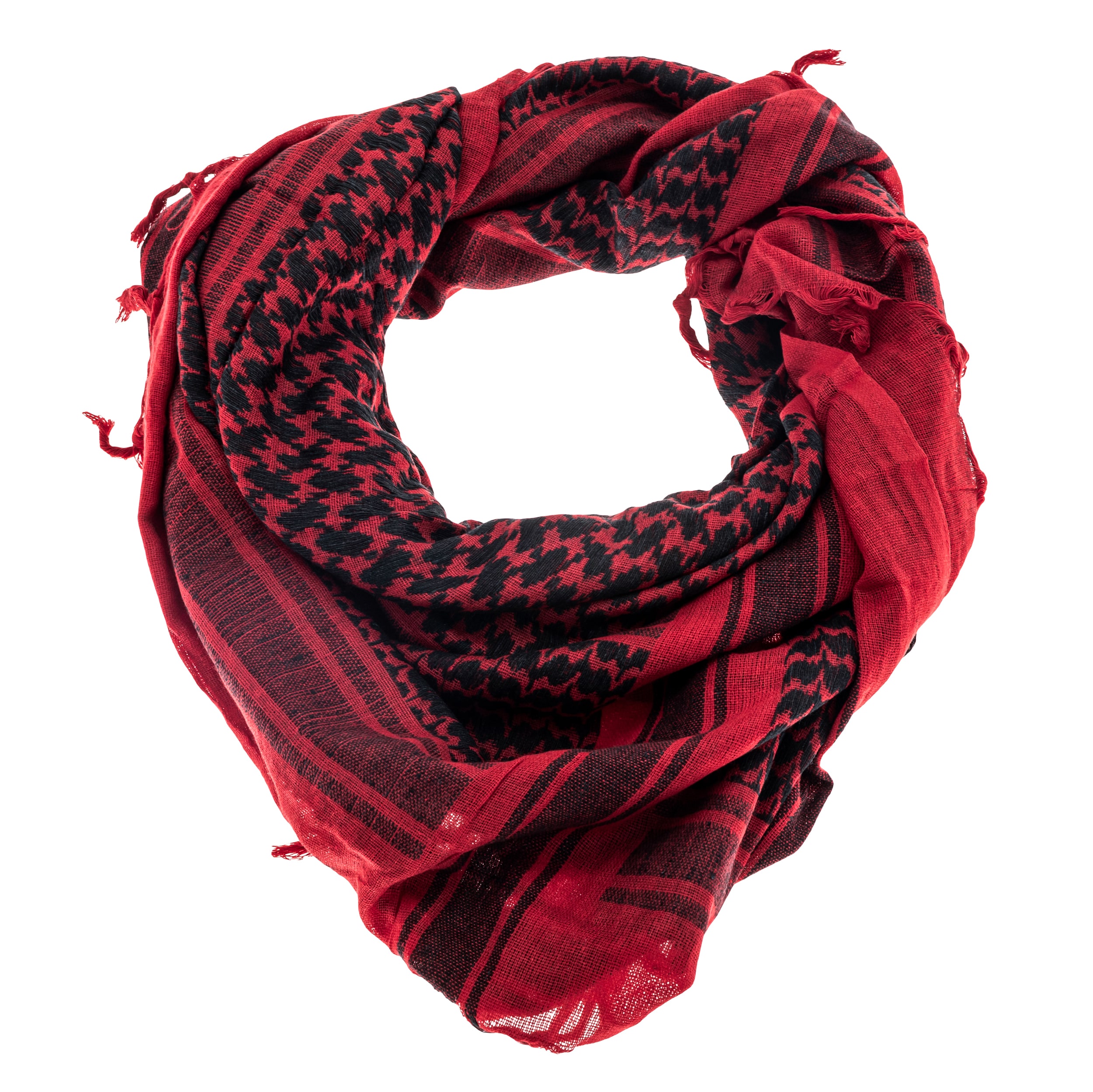 Mil-Tec Shemagh Protective Scarf - Red/Black