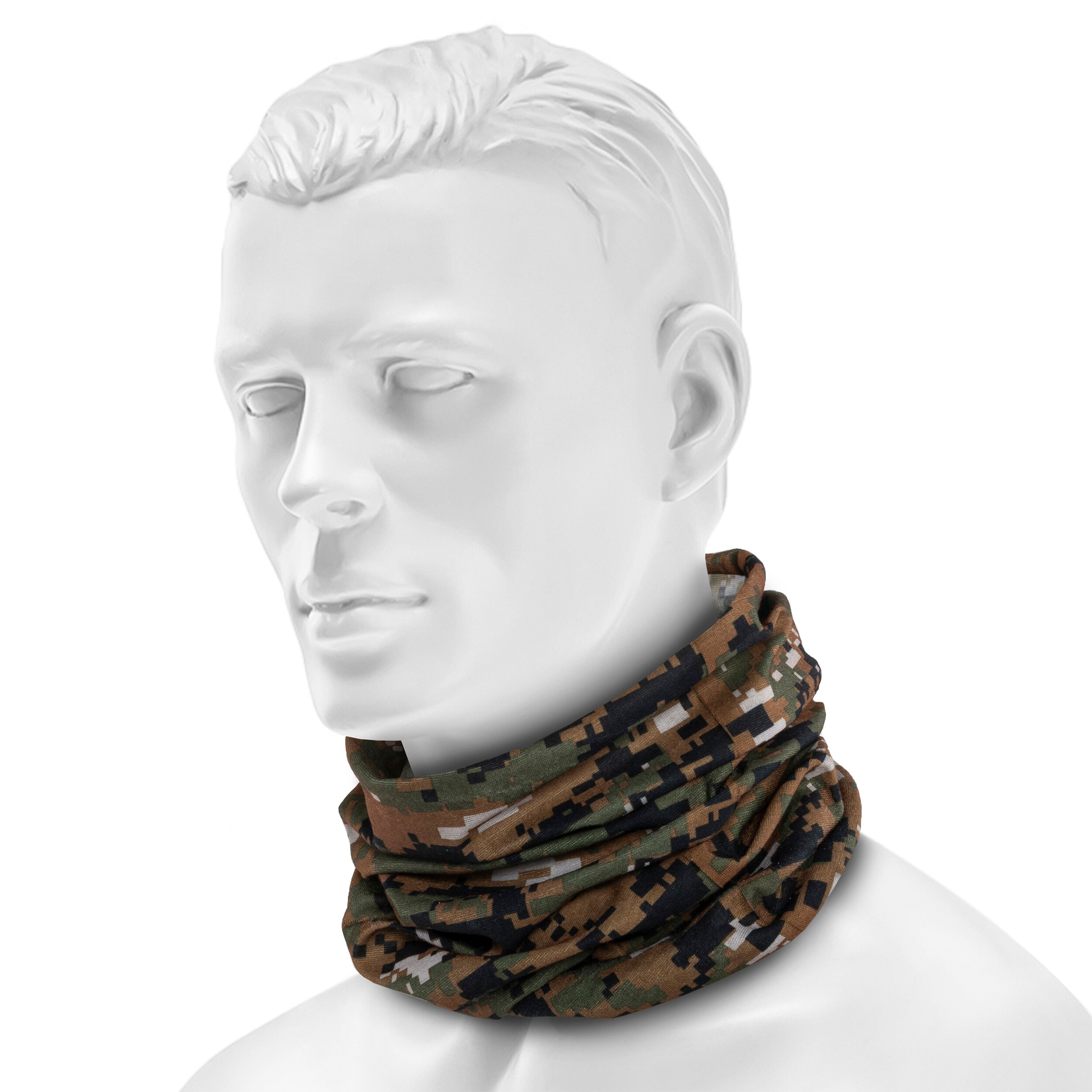 Mil-Tec Multifunctional Headwear - Digital Woodland