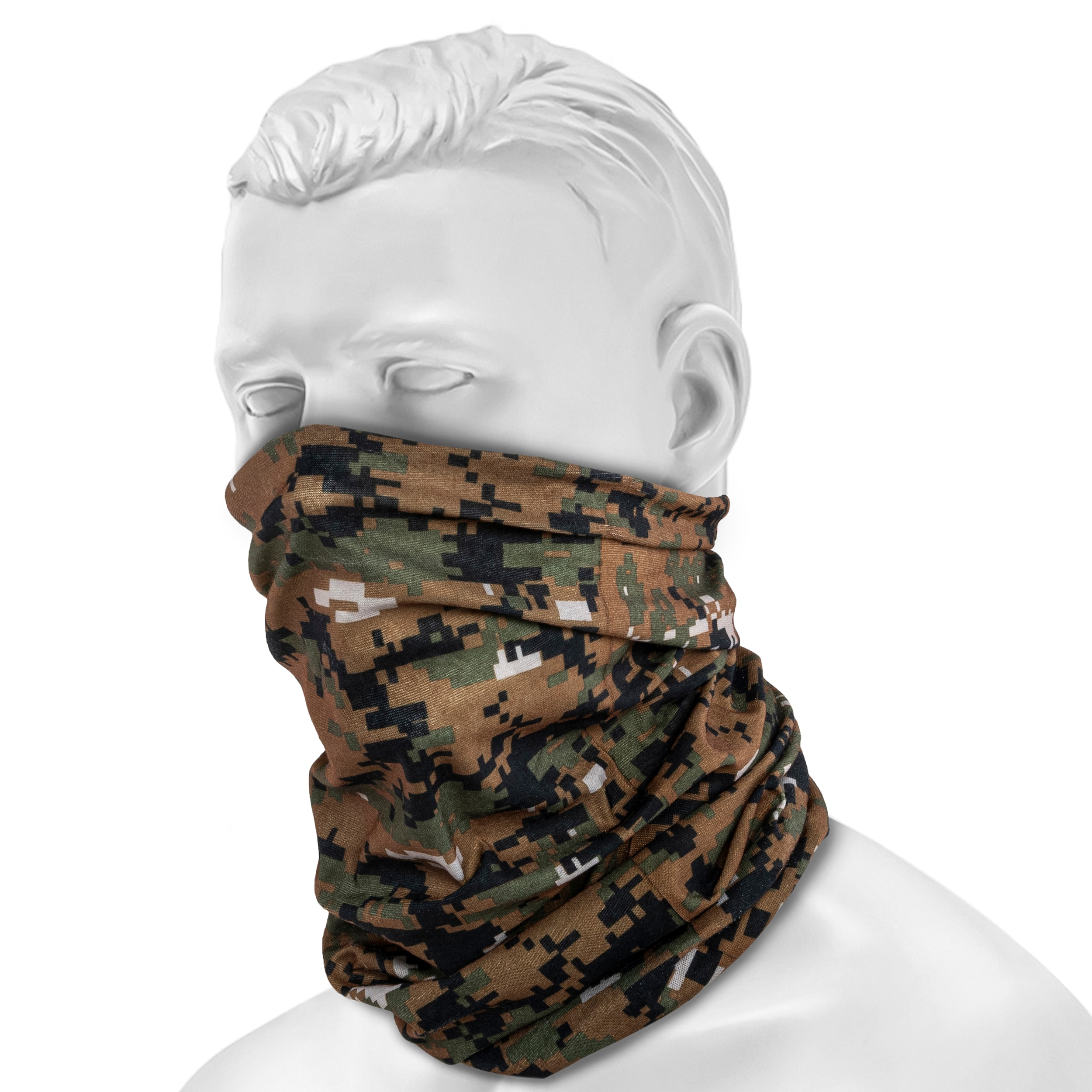 Mil-Tec Multifunctional Headwear - Digital Woodland