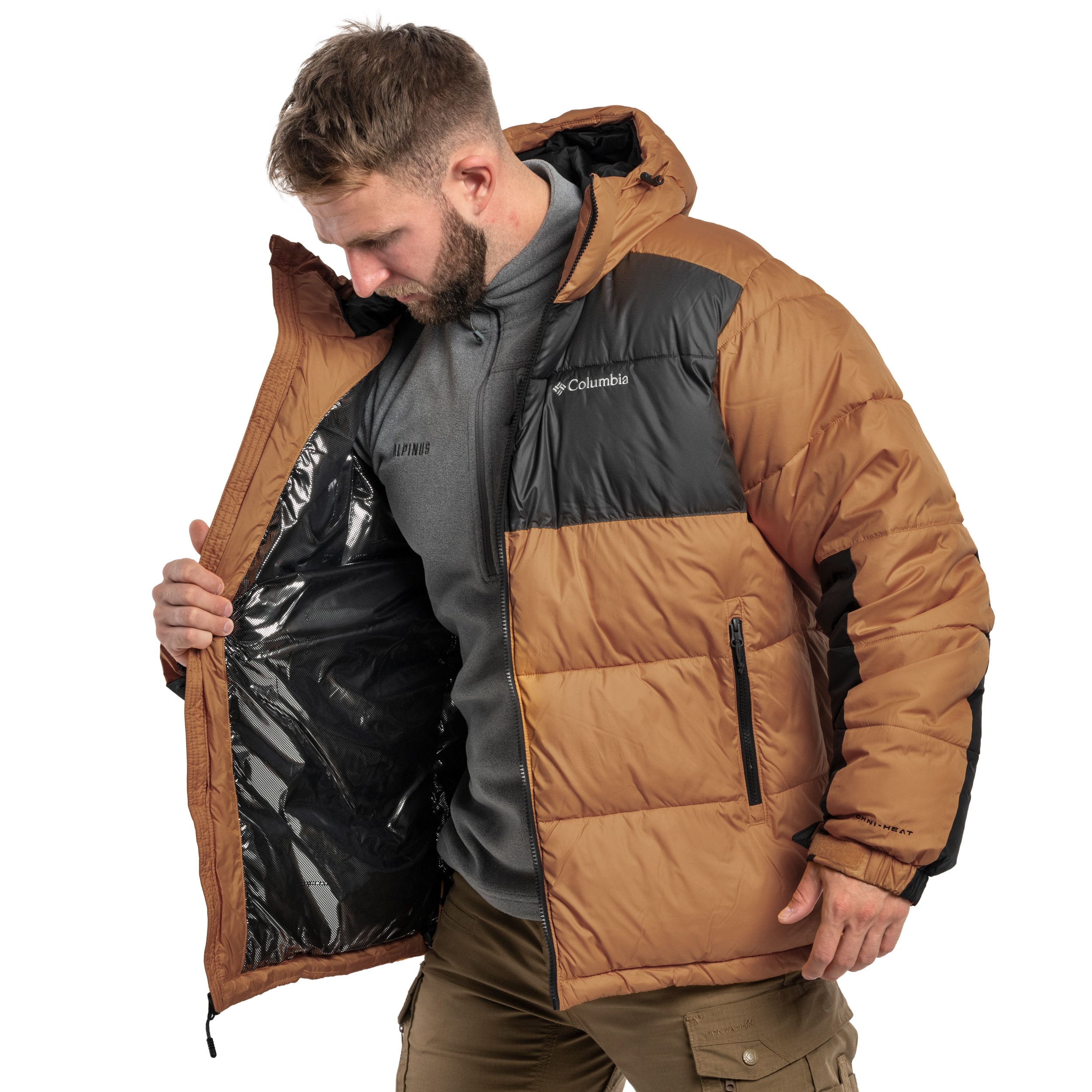 Columbia Pike Lake II Hooded jacket - Delta/Black