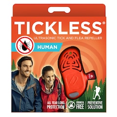 TickLess Human Ultrasonic Tick Repeller - for humans - Orange
