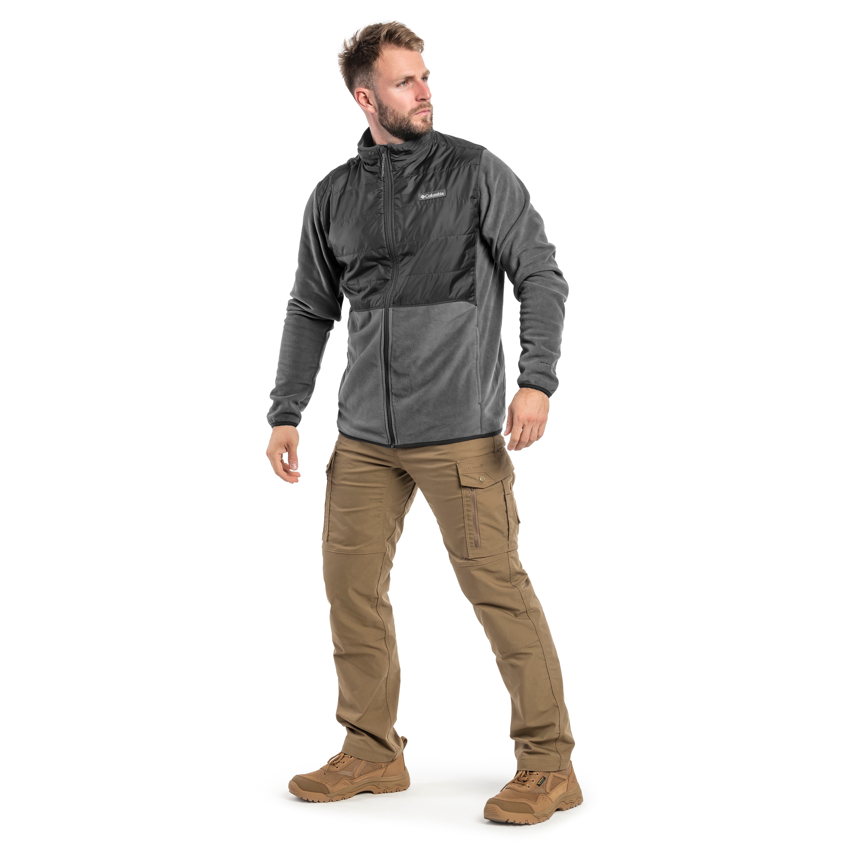 Columbia Basin Butte Fleece - City Grey