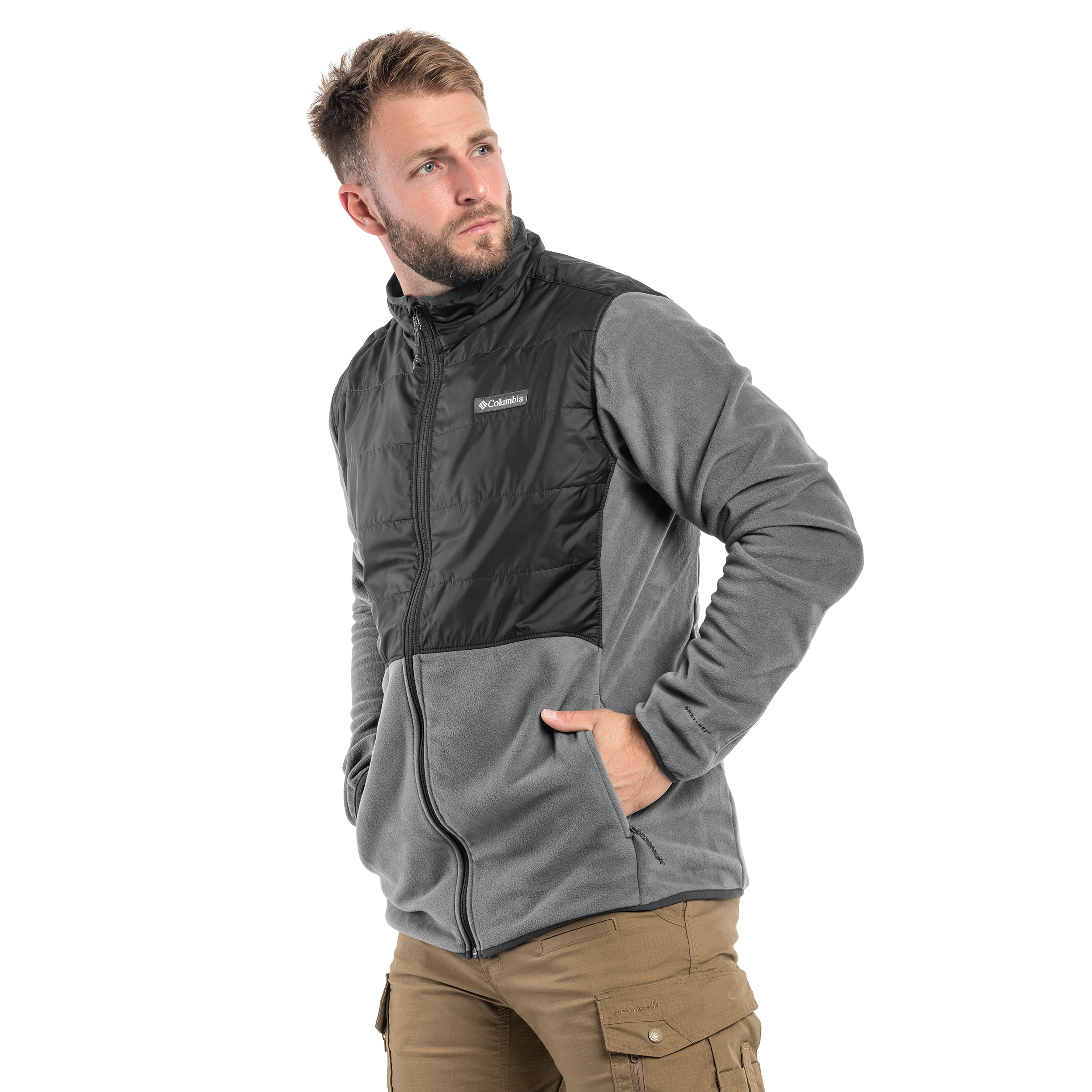 Columbia Basin Butte Fleece - City Grey