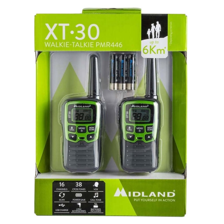 Midland PMR XT30 Radio - 2 pcs.