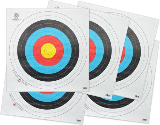 TM strengthened archery target 40 x 40 cm set of 5