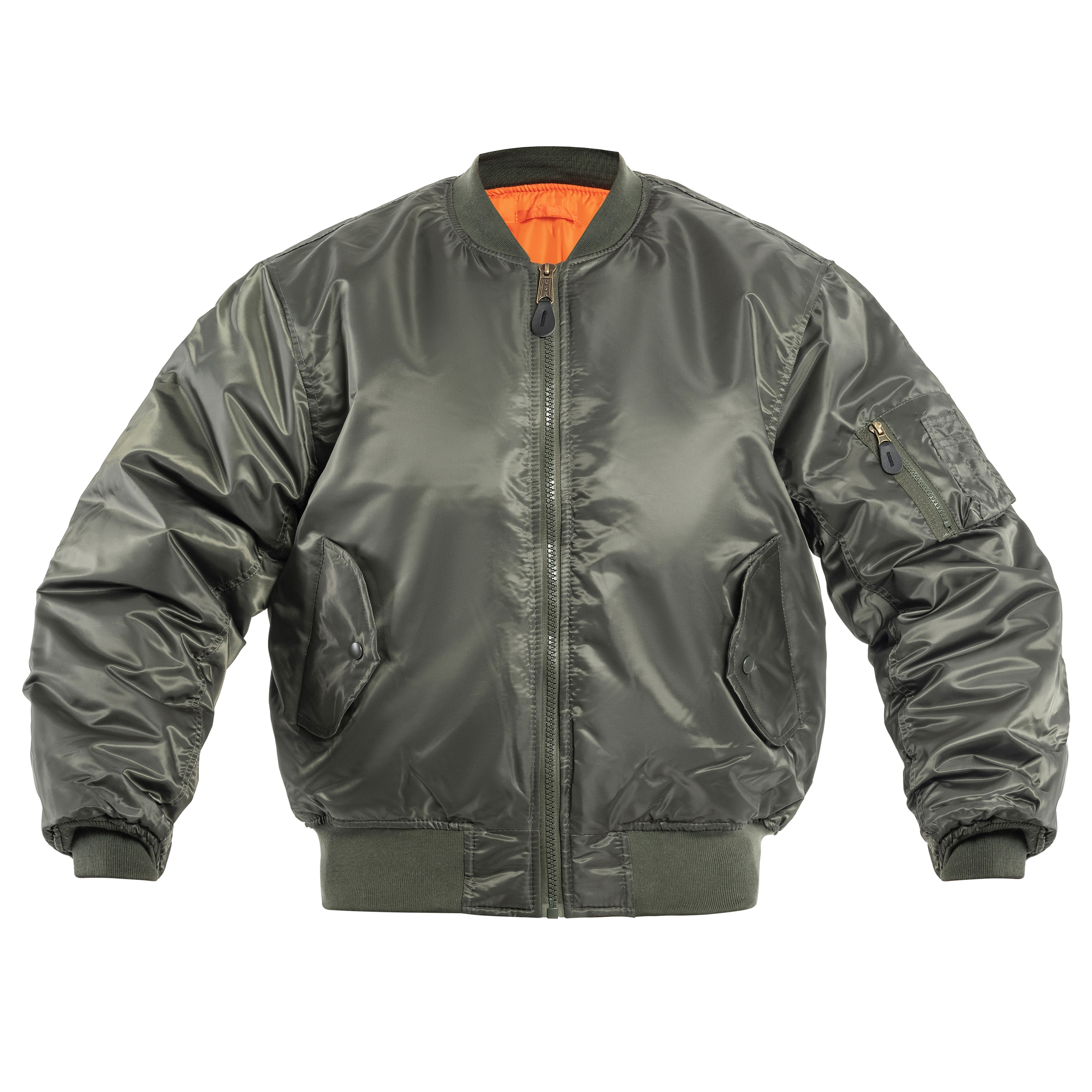 Olive green flight jacket best sale