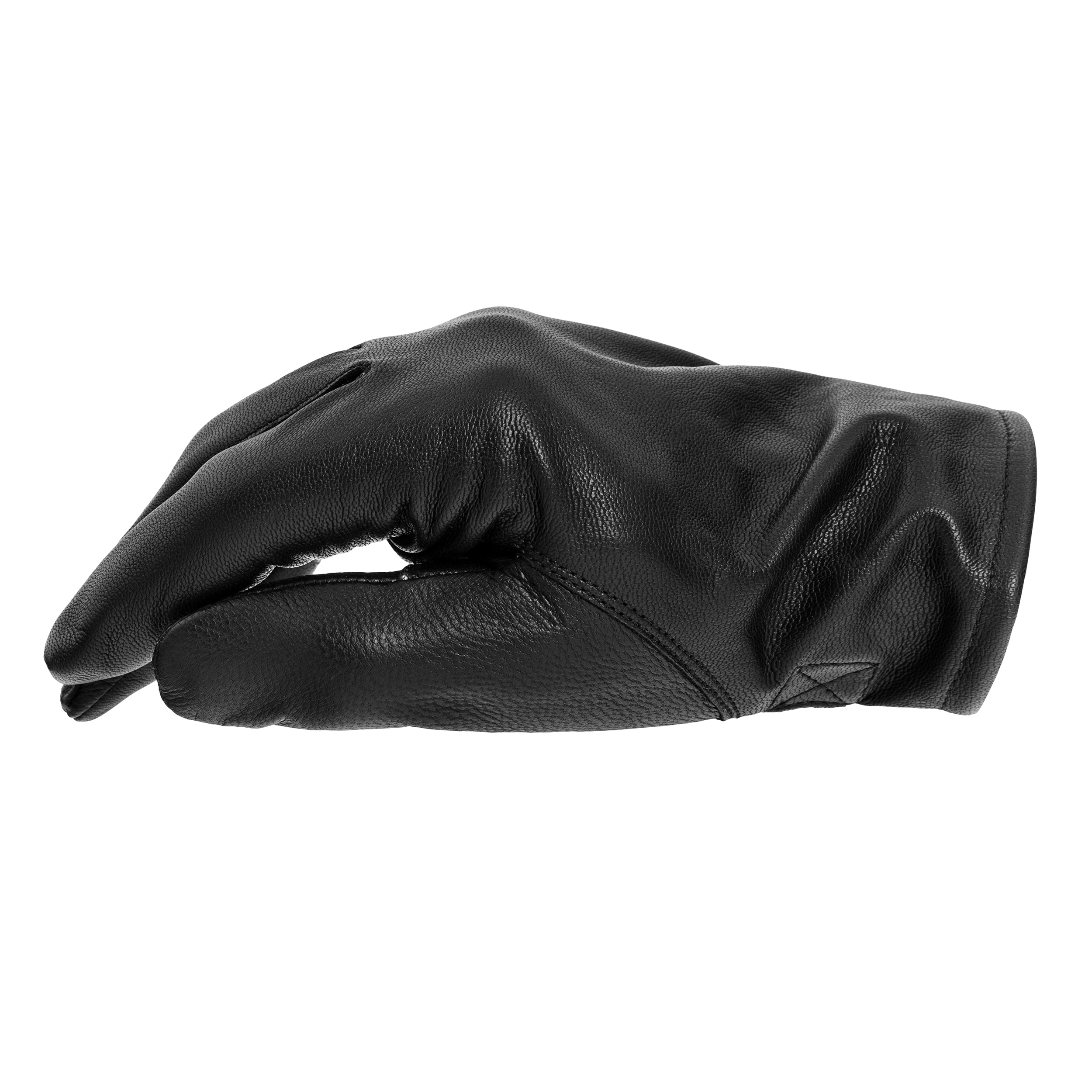 Mil-Tec Lined Leather Gloves - Black