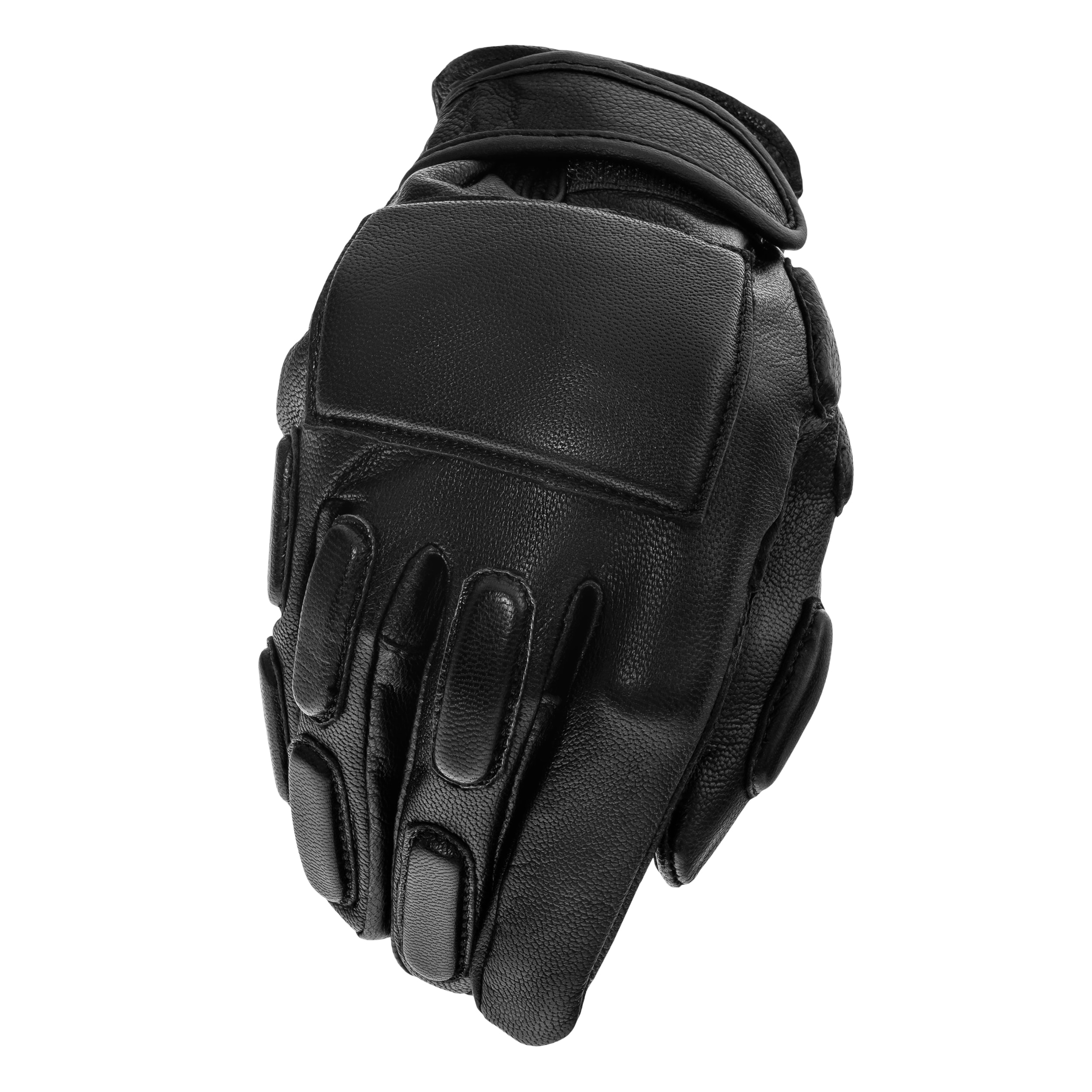 Mil-Tec SEC Combat Leather Gloves - Black