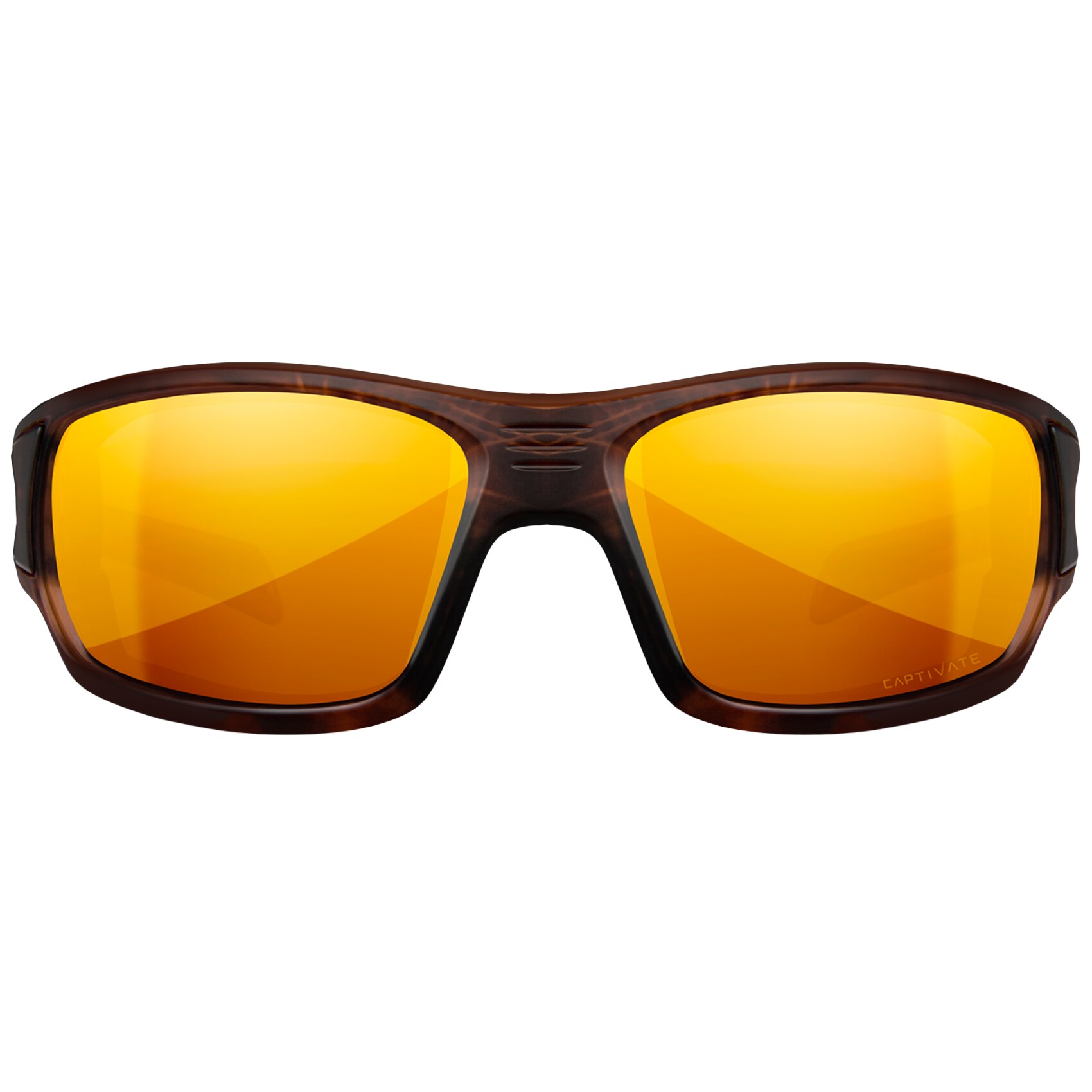 Wiley X Breach Tactical Glasses - Captivate Polarized Bronze Mirror / Matte Hickory Brown