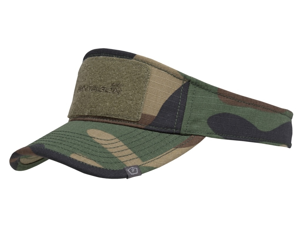 Pentagon Visor Tactical Cap - Woodland