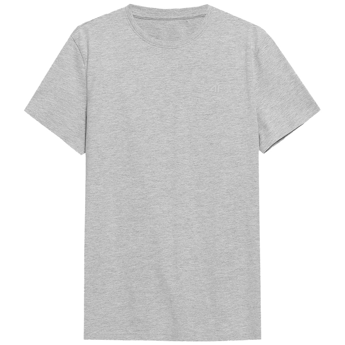 4F TTSHM536 Cool Light Gray Melange T-Shirt - 3 pcs.