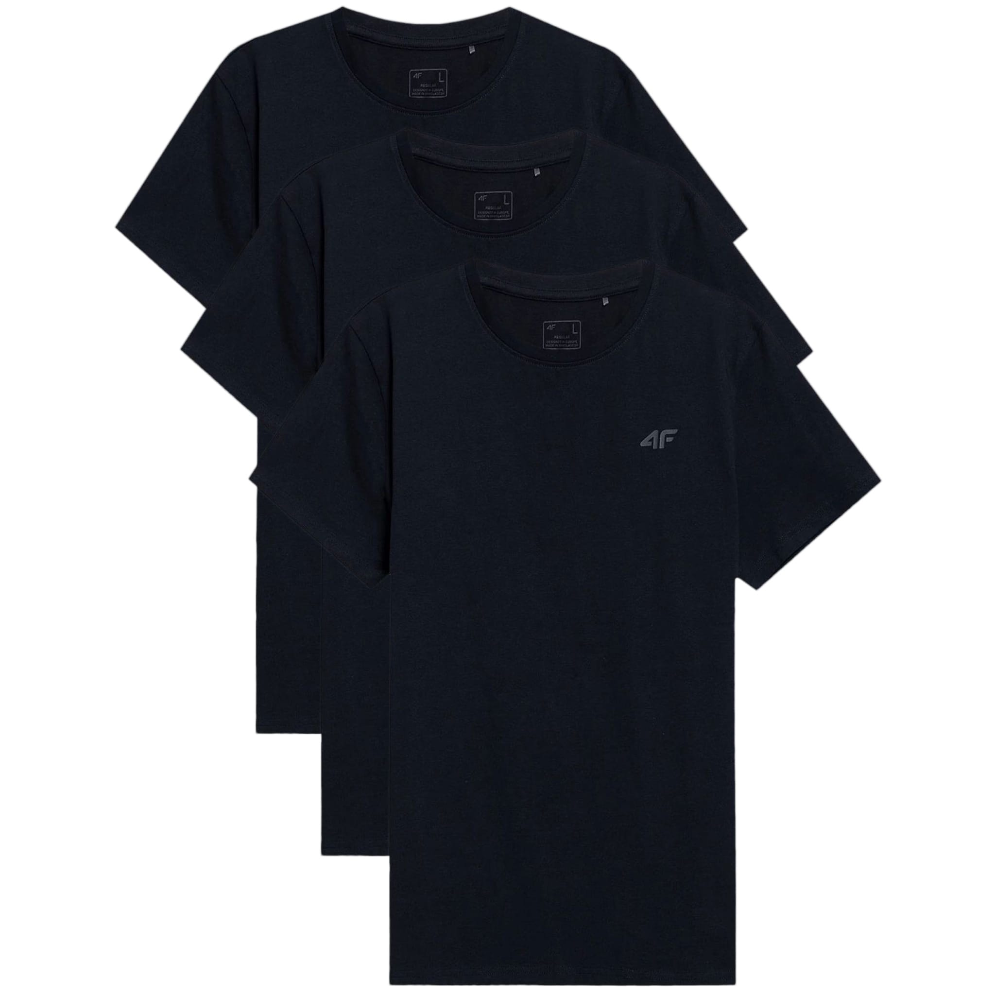 4F TTSHM536 T-shirt Dark Navy Blue - 3 pcs.