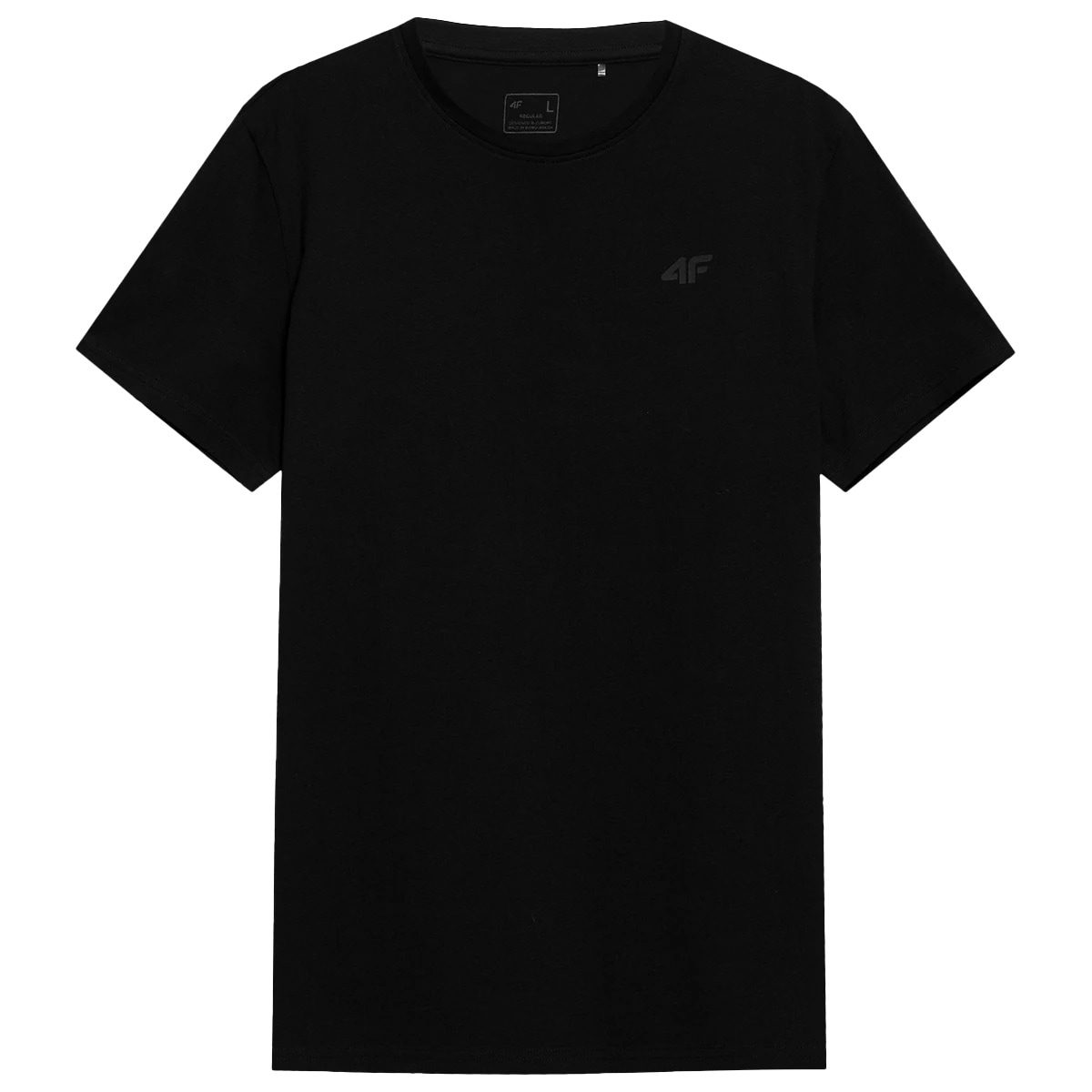 4F TTSHM536 T-shirt Deep Black - 3 pcs.