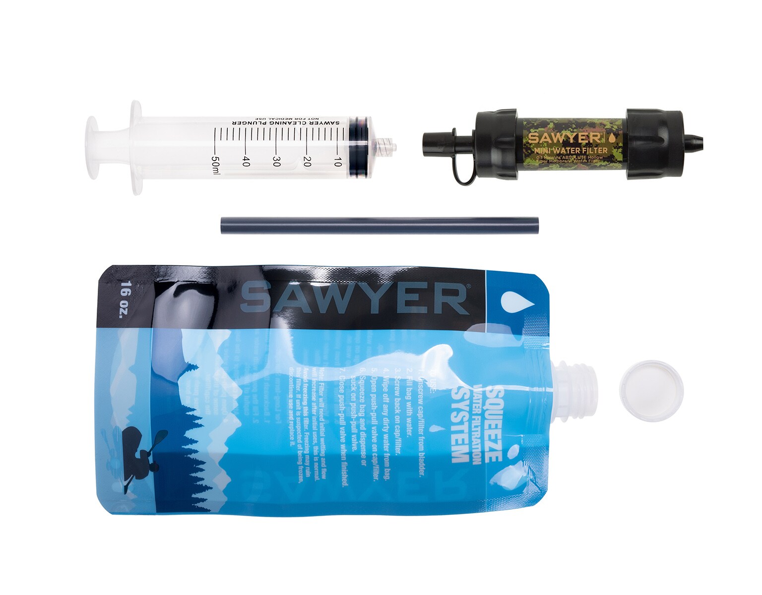 Sawyer Mini Water Filter - Camo