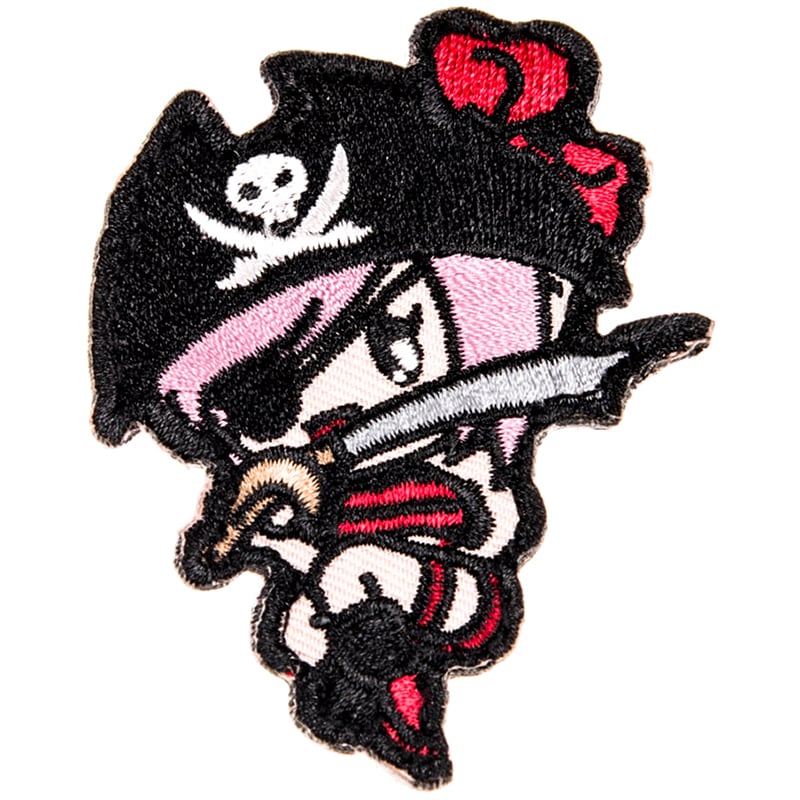 Mil Spec Monkey Pirate Girl Morale Patch - Gothy