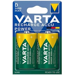 Varta 1.2V HR 20 / D 3000 mAh rechargeable battery - 2 pcs.