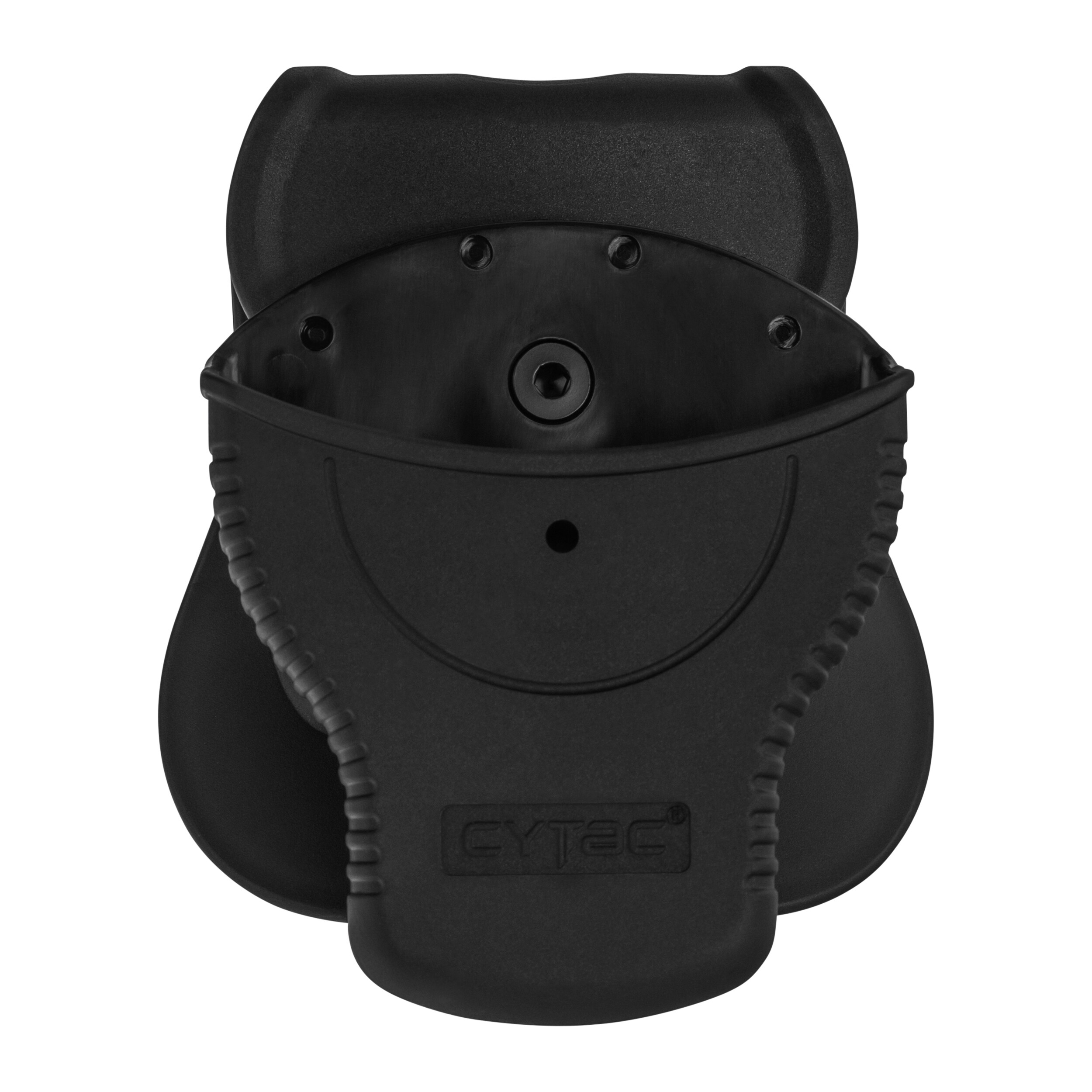 Holster Cytac for handcuffs polymer open - with flipper