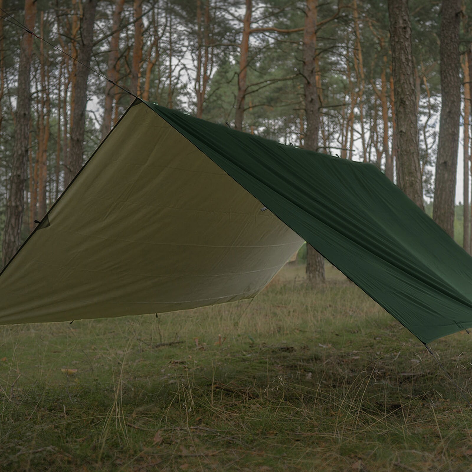 TigerWood Termo Tarp 3x3 Camping Tarp - Green