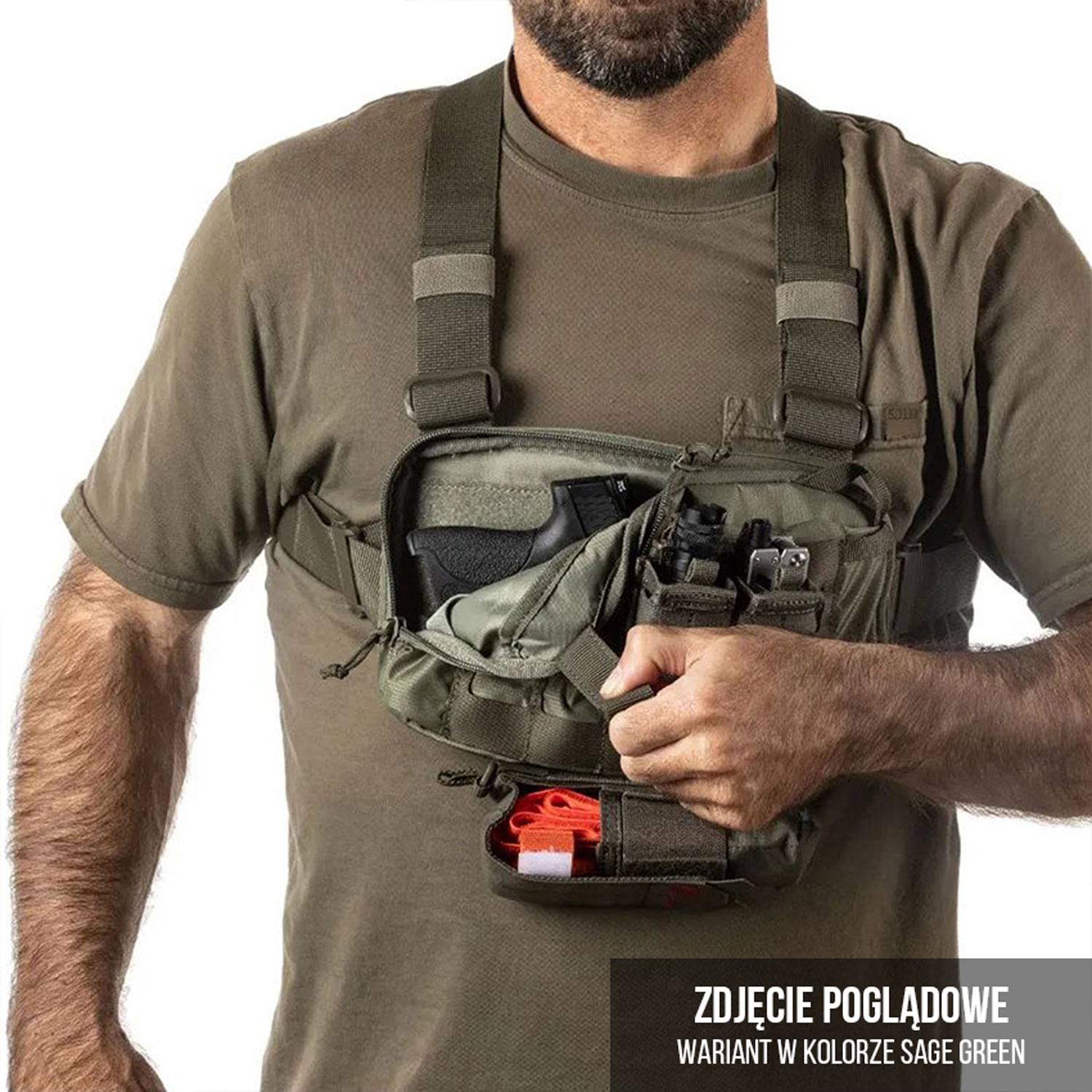 5.11 Skyweight Survival Chest Pack 2 l - Major Brown