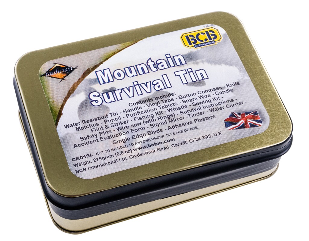 BCB Mountain Survival Tin