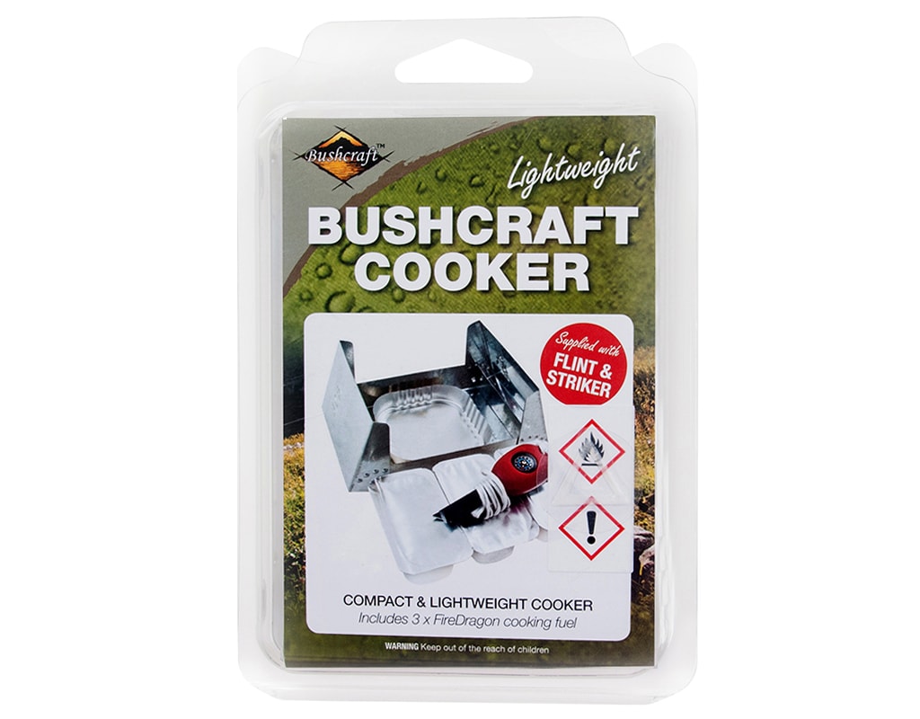 BCB Travel Stove with fire starter and flint