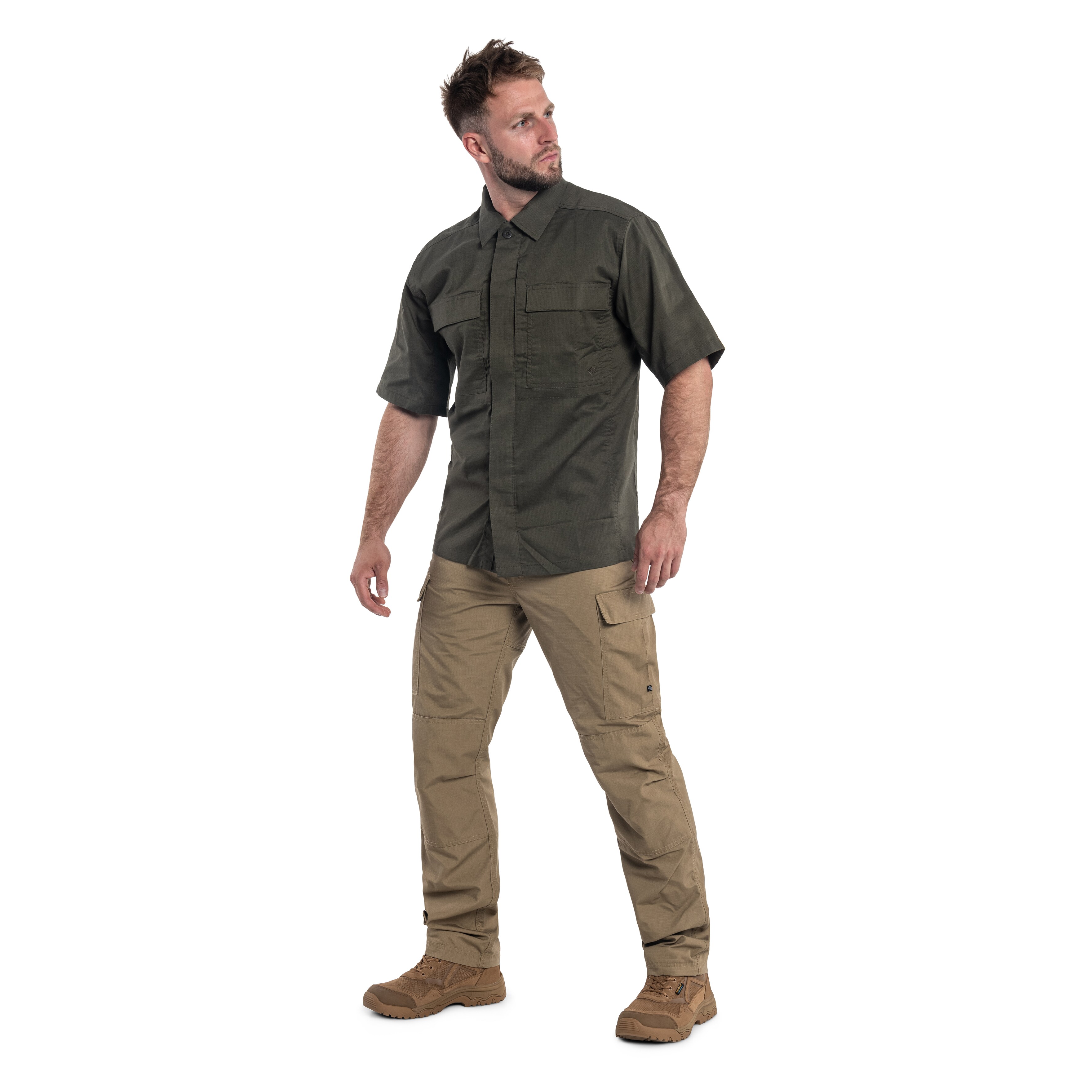 First Tactical V2 BDU Short Sleeve Tactical Shirt - OD Green